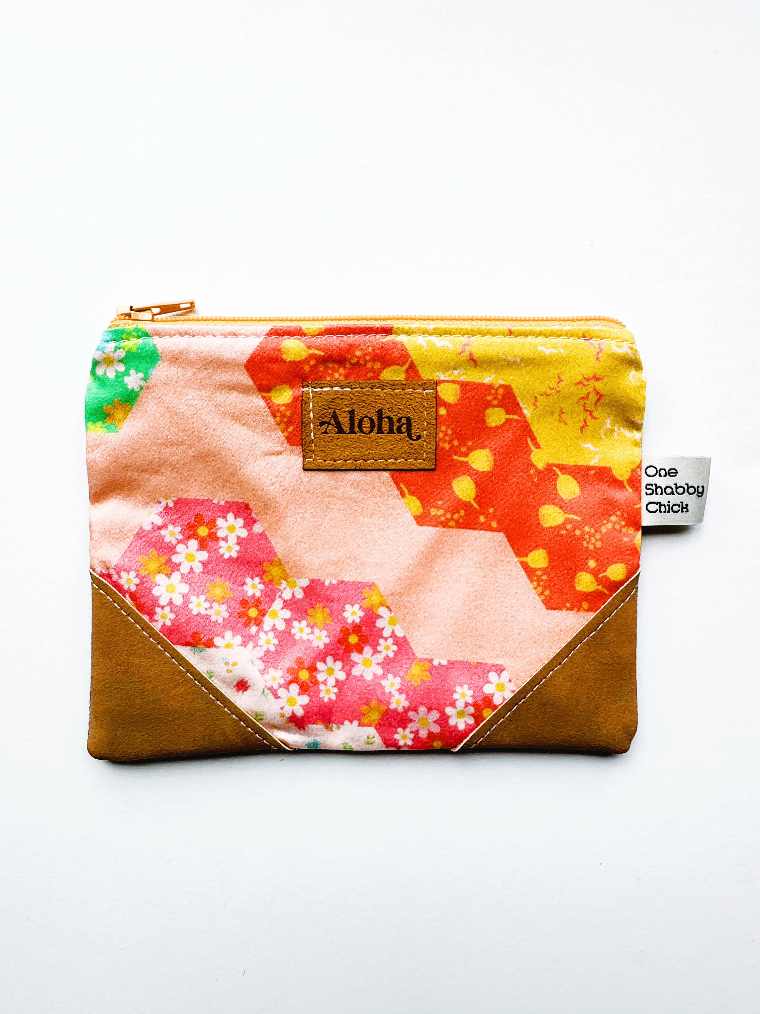 Zip pouch - patchwork