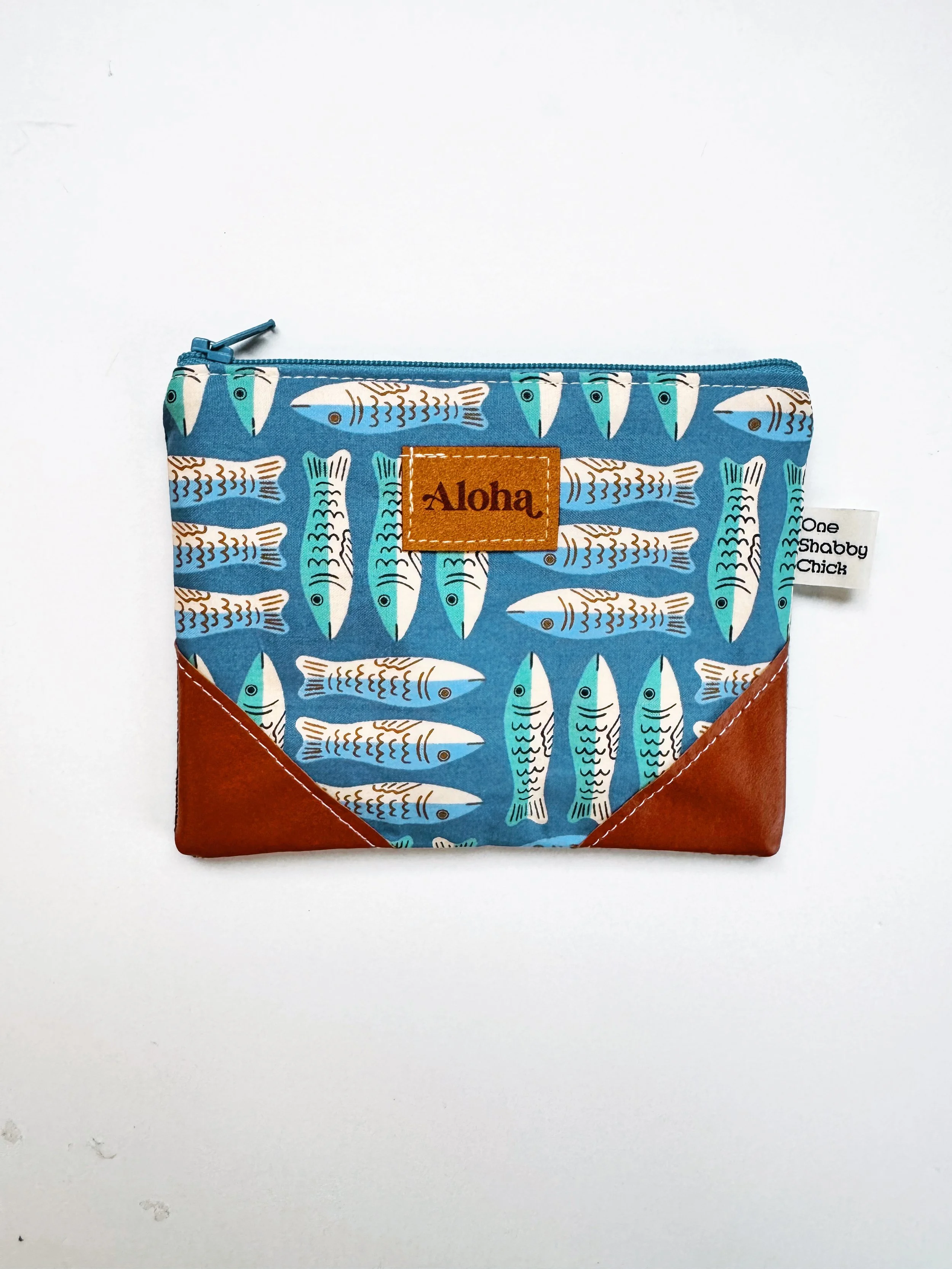 Zip pouch - sardine