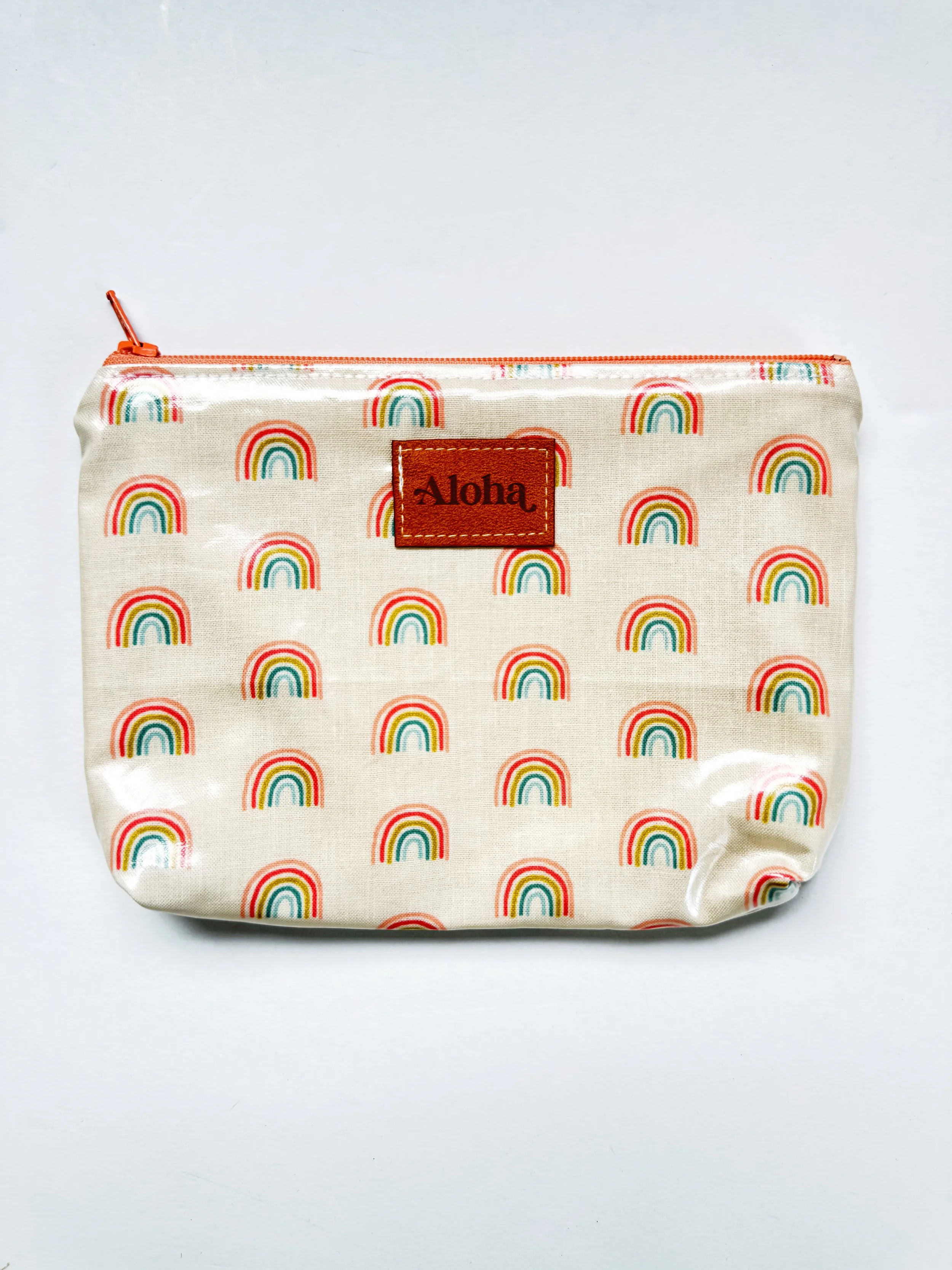 Laminated pouch - rainbows