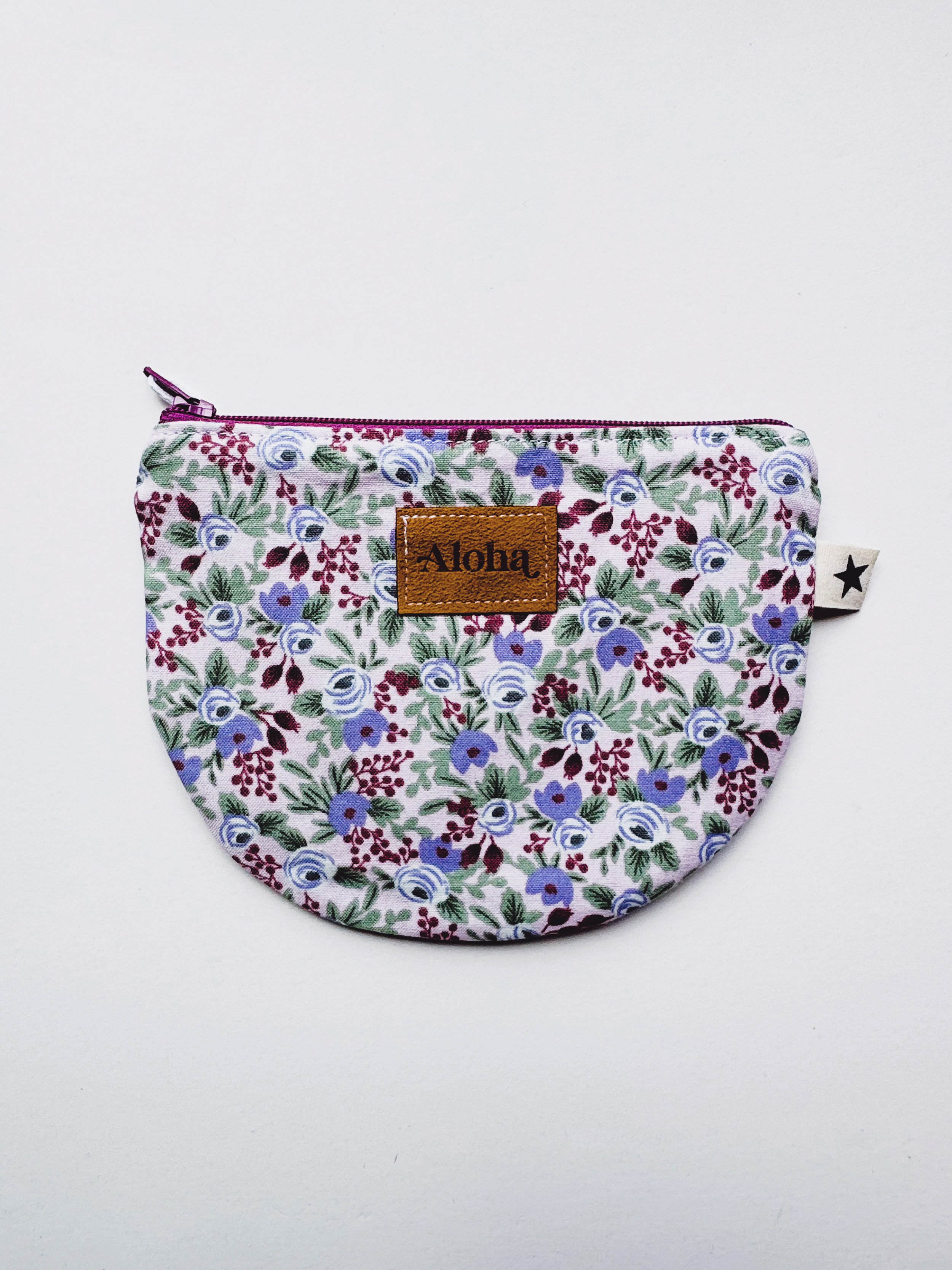 Half Moon - purple roses