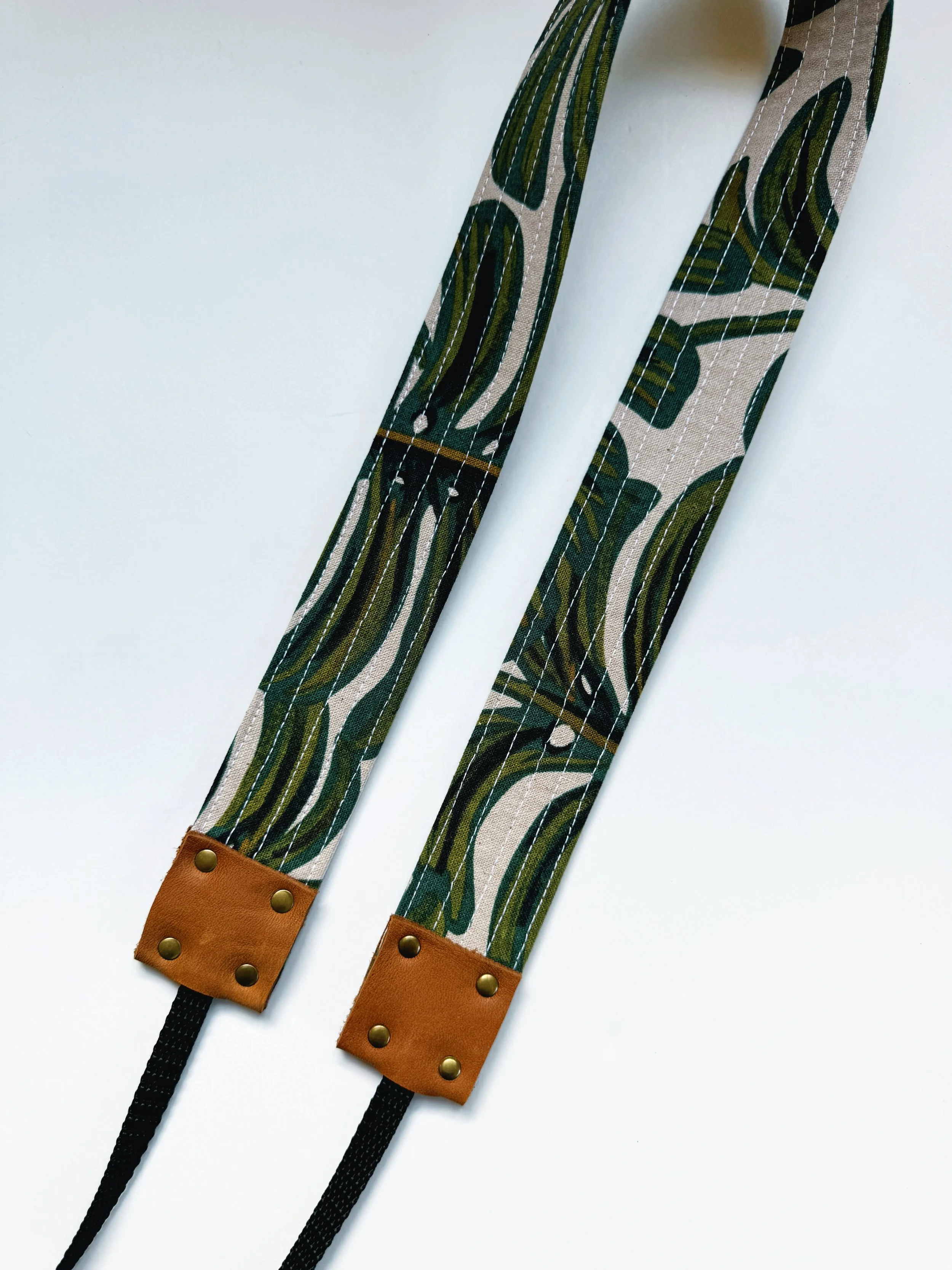 Camera Strap - monstera