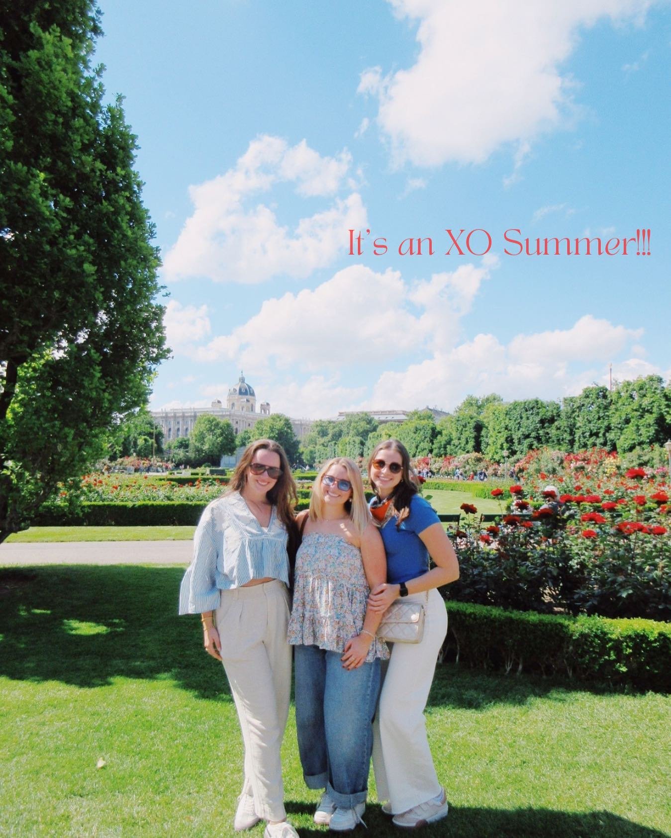Kicking off our XO summer is @emmaclairehayes , @carolinelizabethwhite , and @rivers.walker with a takeover in Europe!!!!!!! Follow along on our stories today to see what a day in the life looks like studying abroad💘💘! 

#XO #PhiDeltaLovesYou #ChiO