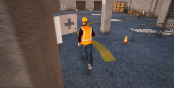 Construction Manager using Site Simulations to test site layouts, site safety, management and interfaces