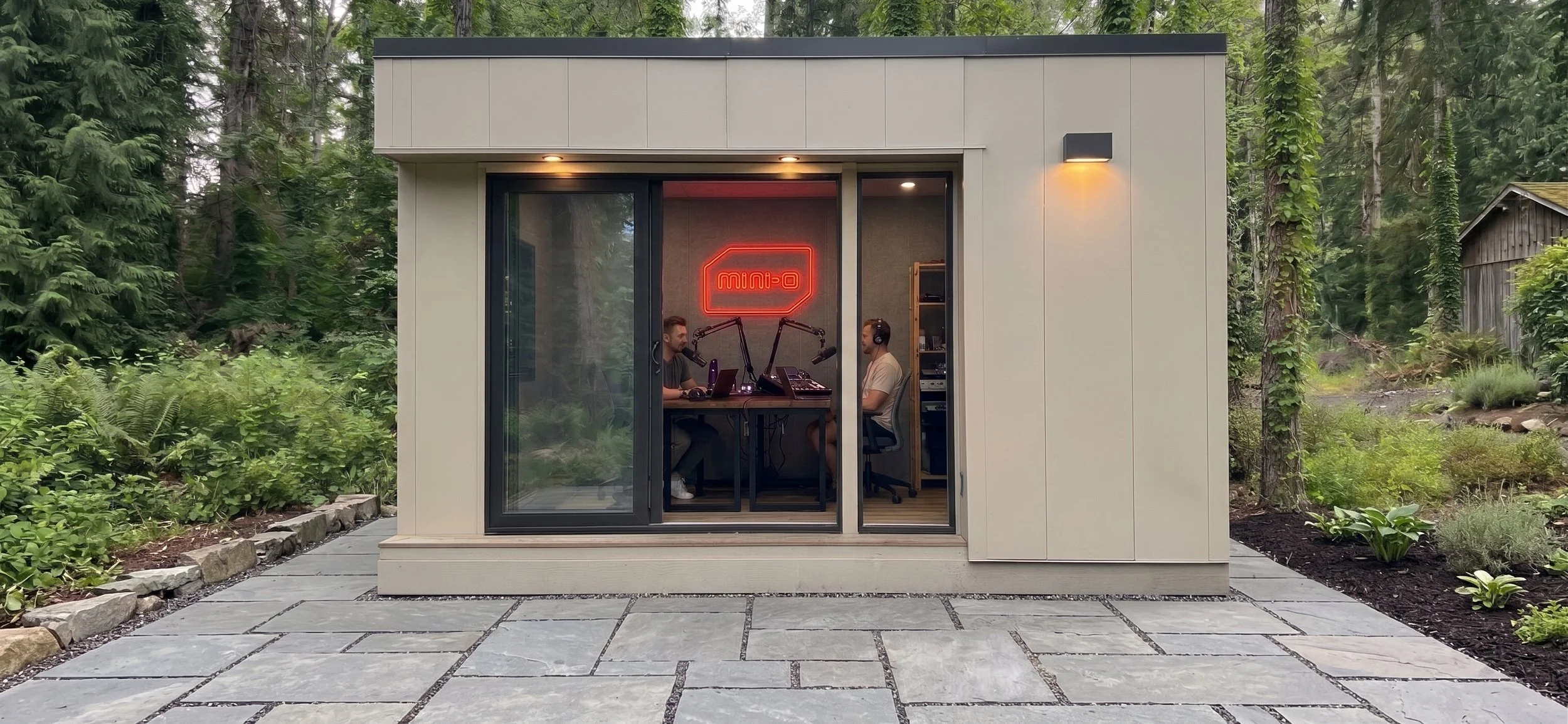 The Sixteen Mini backyard office pod turnkey prefab DIY, outdoor tiny home office shed, work from home, WorkPod, studio shed, backyard room, shed shed, man cave, pool house, granny house cabin