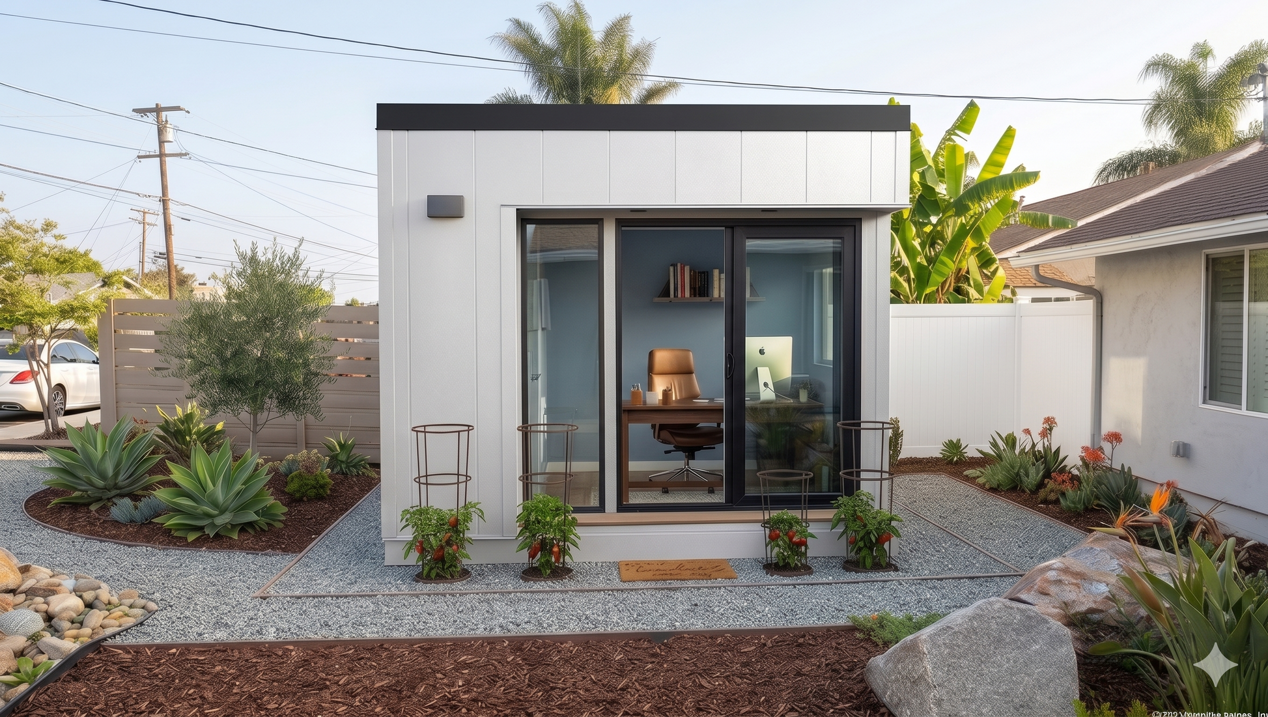 Mini backyard office pod turnkey prefab DIY, outdoor tiny home office shed, work from home, WorkPod, studio shed, backyard room, shed shed, man cave, pool house, granny house cabin, office suite shed