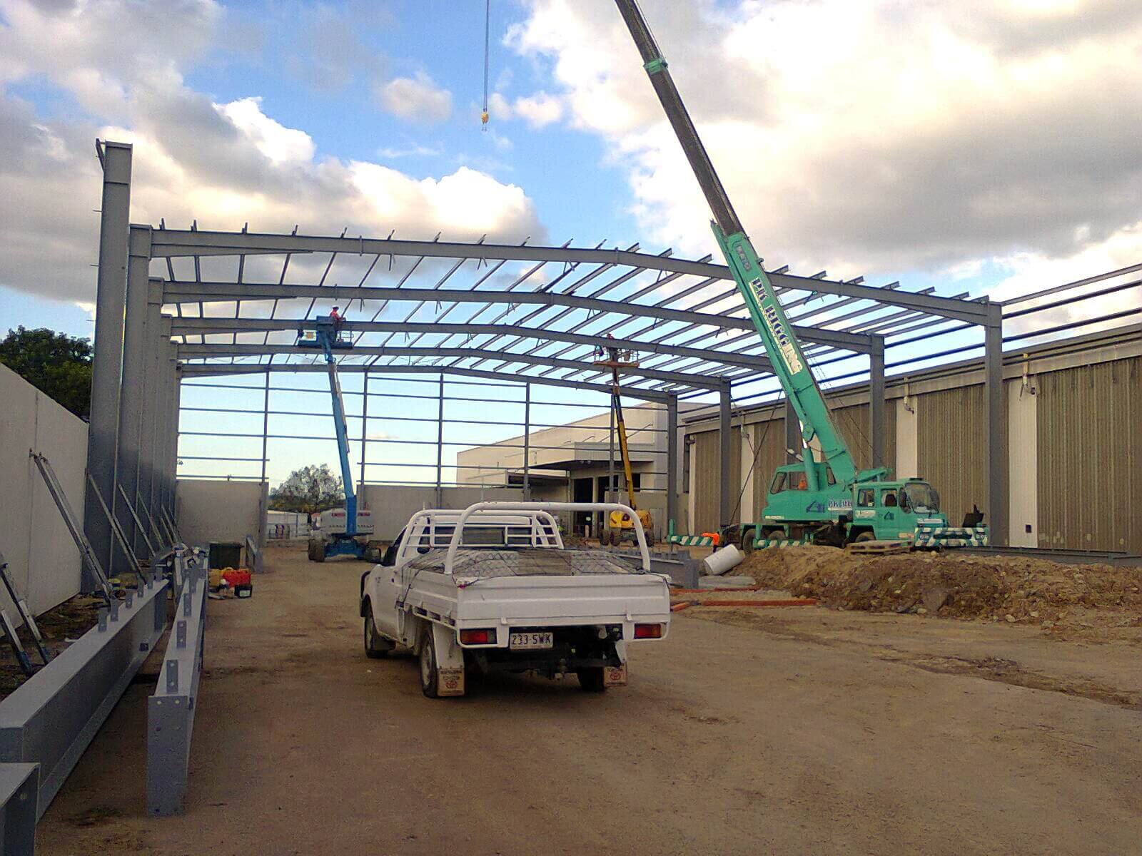 Ausfab Metal Building Construction - Large Warehouse