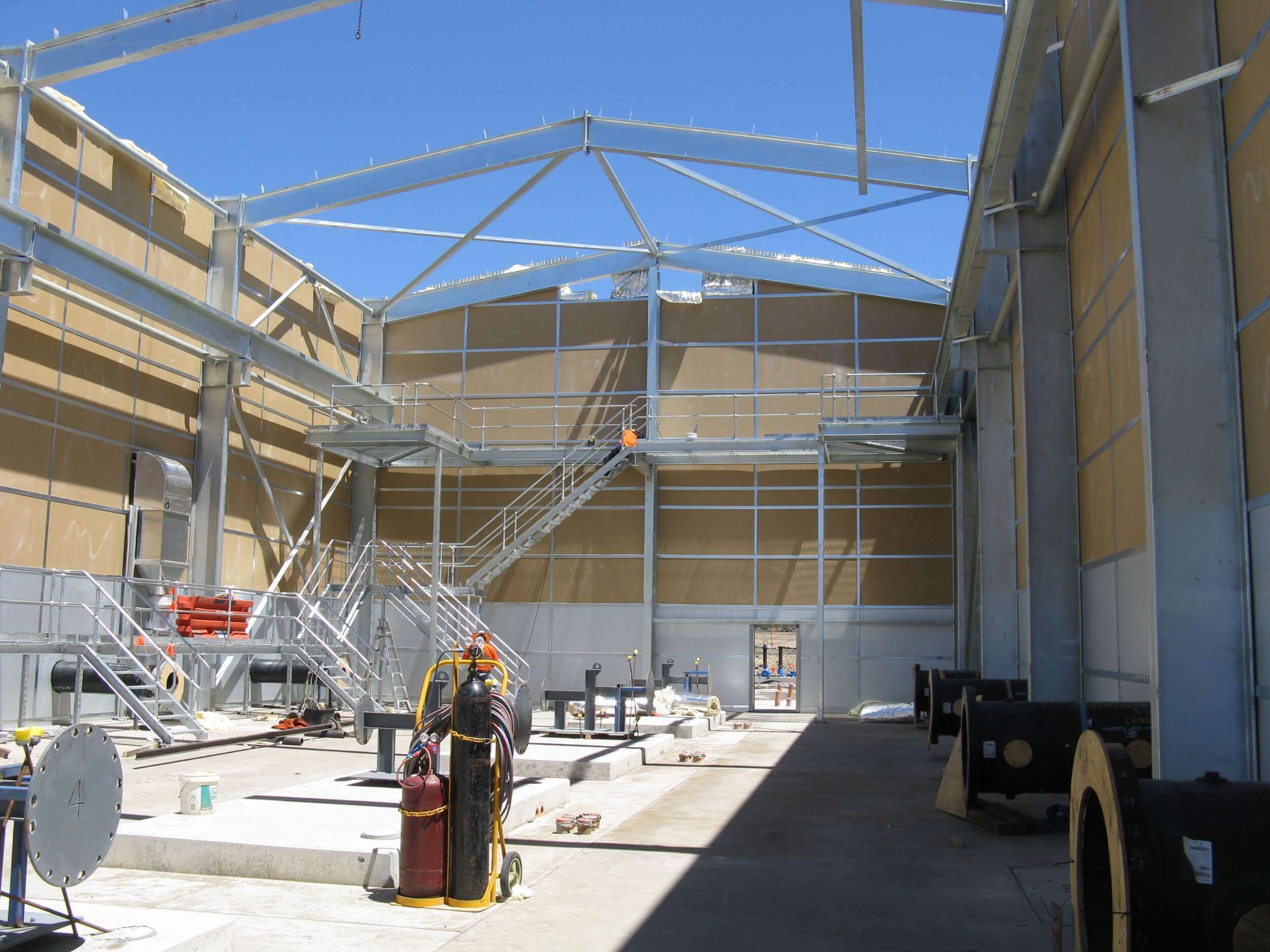 Building Steelwork Construction - Onsite Installation by Ausfab