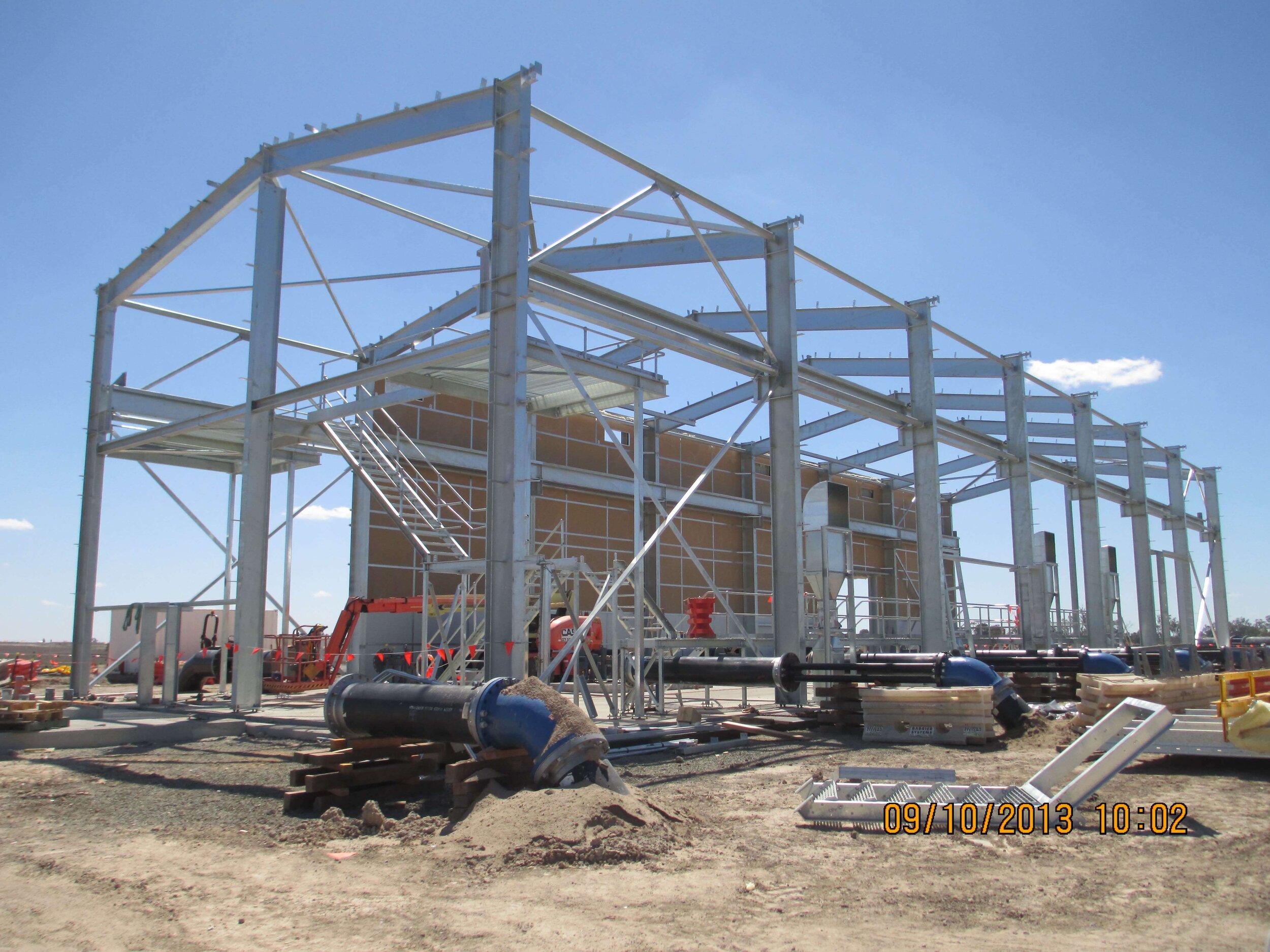 Building Steelwork Construction - Onsite Installation by Ausfab