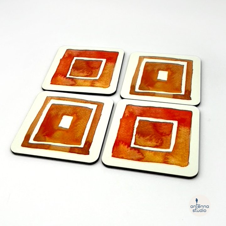 coasters tangerine cubes.jpg