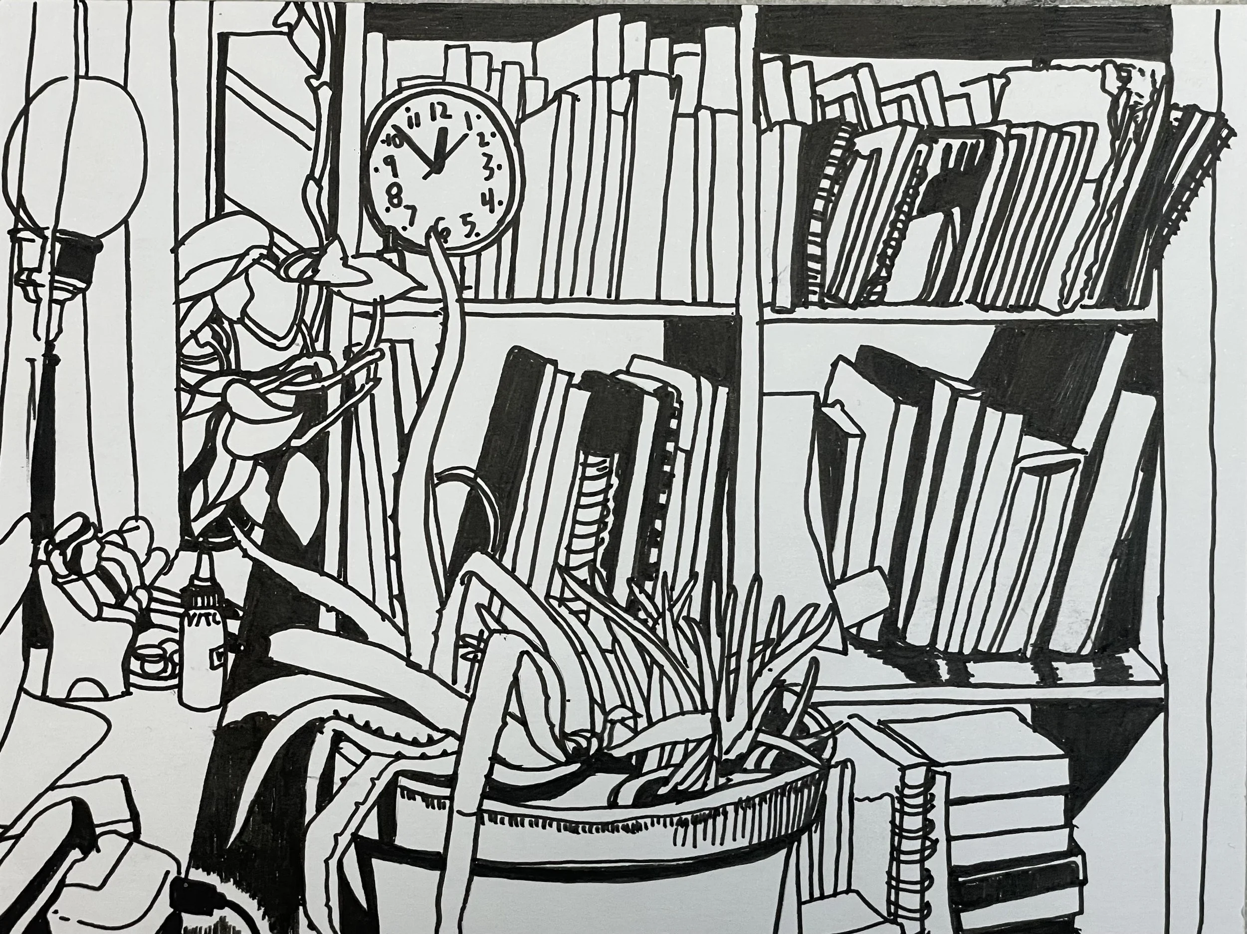Books and plants