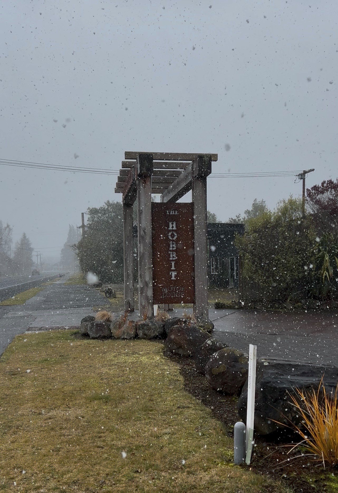 First Snowfall Arrives in Ohakune