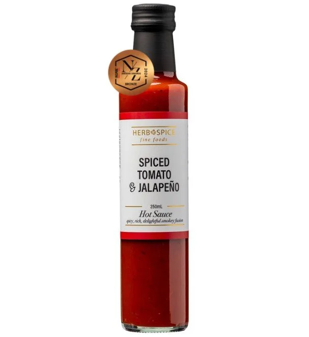 Spiced Tomato & Jalapeño Hot Sauce 250ml