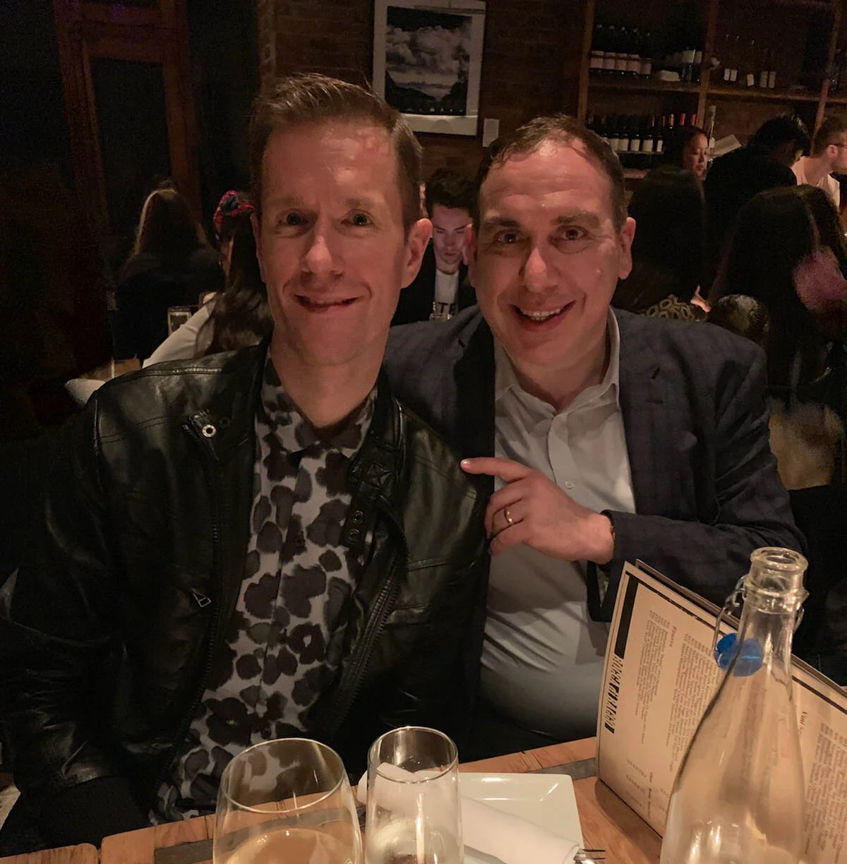 Tim & Brian: Your love for one another is so very beautiful and inspiring. Tim - you make me laugh SO hard every time we speak. Remember our Swedish blonde twins photo from some weekend trip we all took somewhere in nature? We NYCers at that time wer