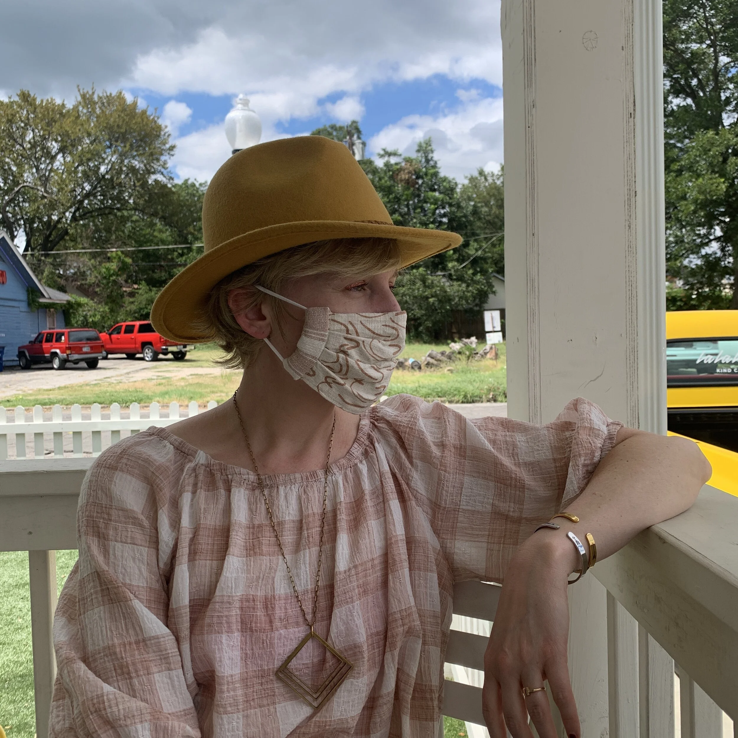 Rare moment out at a coffee shop