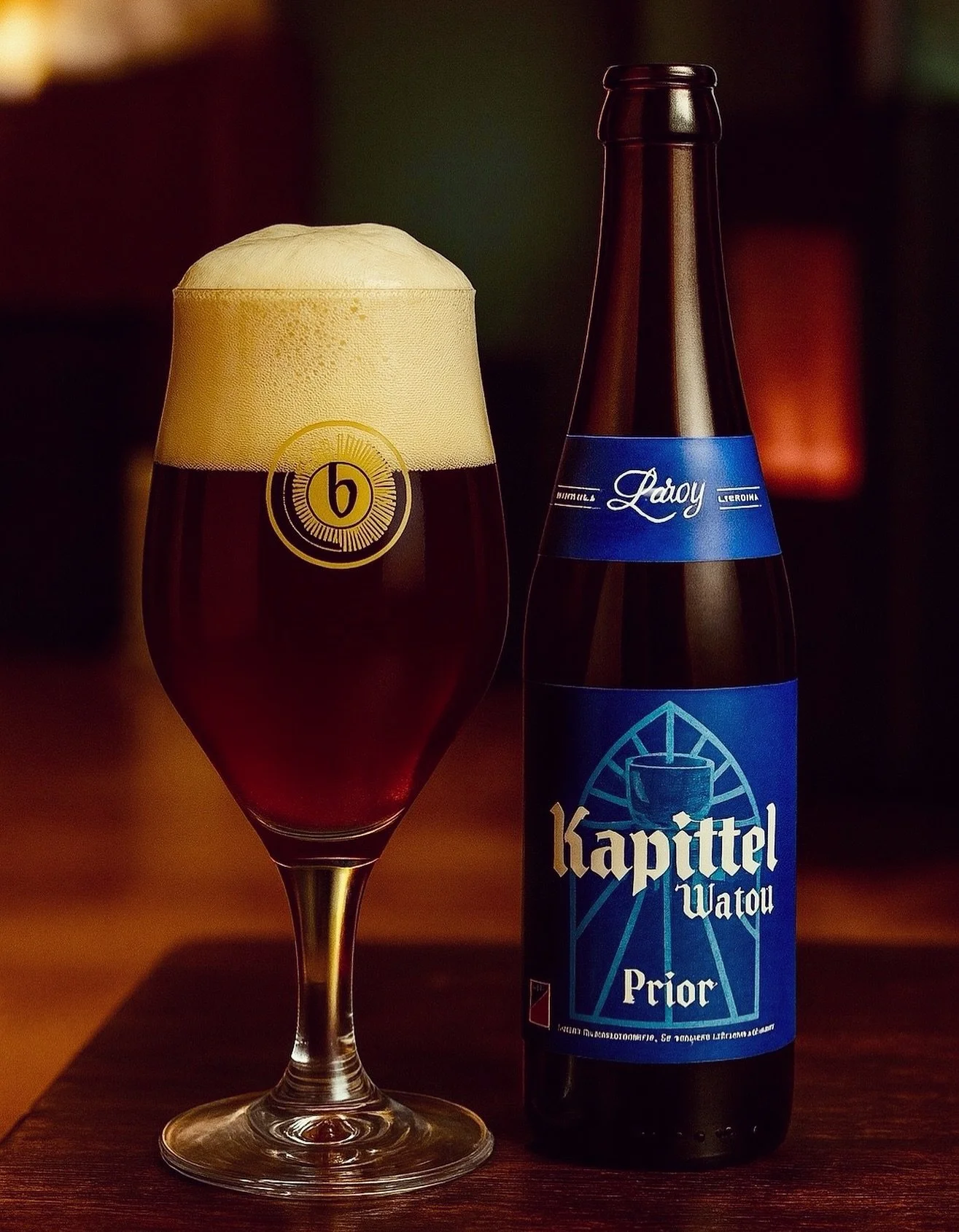 @leroybreweries 
KAPITTEL PRIOR 9.0% 
Belgian Strong Dark Ale Dark 
Introducing the beautiful beers from Belgium’s Leroy Breweries and their swanky new branding!!
Leroy Breweries features beers from both Brouwerij Van Eecke and Brouwerij Het S