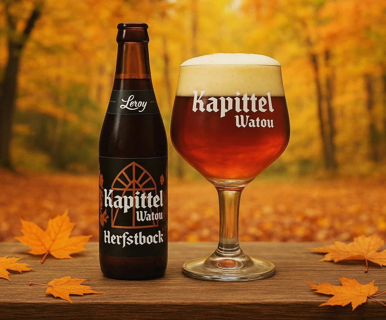 @leroybreweries 
KAPITTEL HERFSTBOCK 
Autumn Seasonal Limited Release 6.0% 
Deep amber hues and a warming malt character make this autumn seasonal a comforting companion to cooler days. 
Aromas of roasted grain, caramel, and a touch of dried fruit