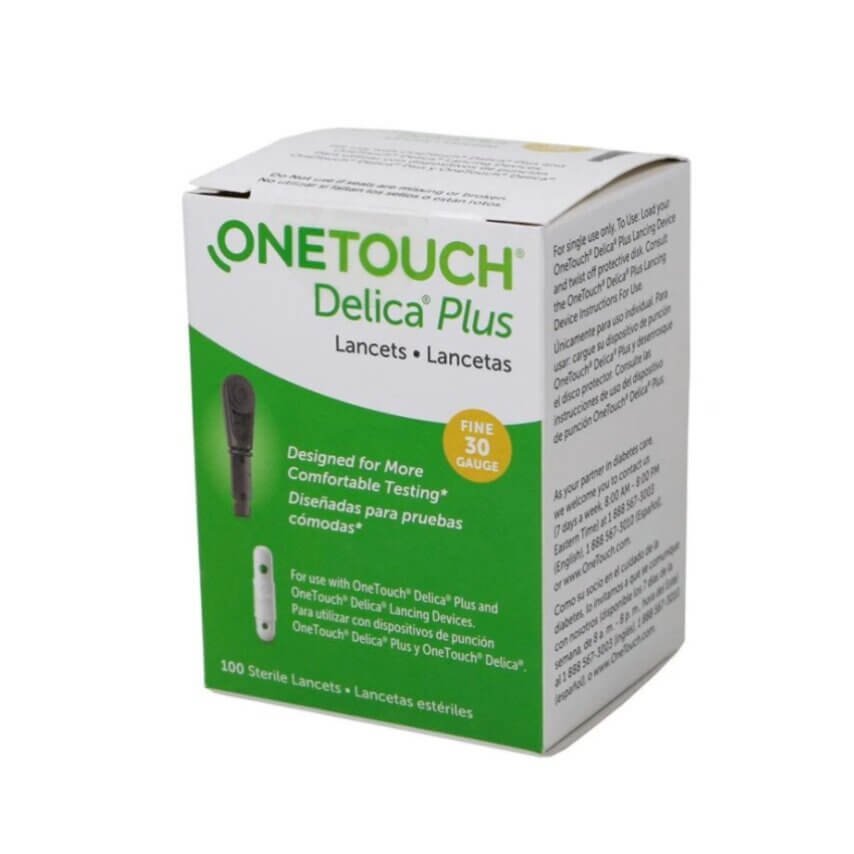 OneTouch Delica Plus Lancets 30g 100ct
