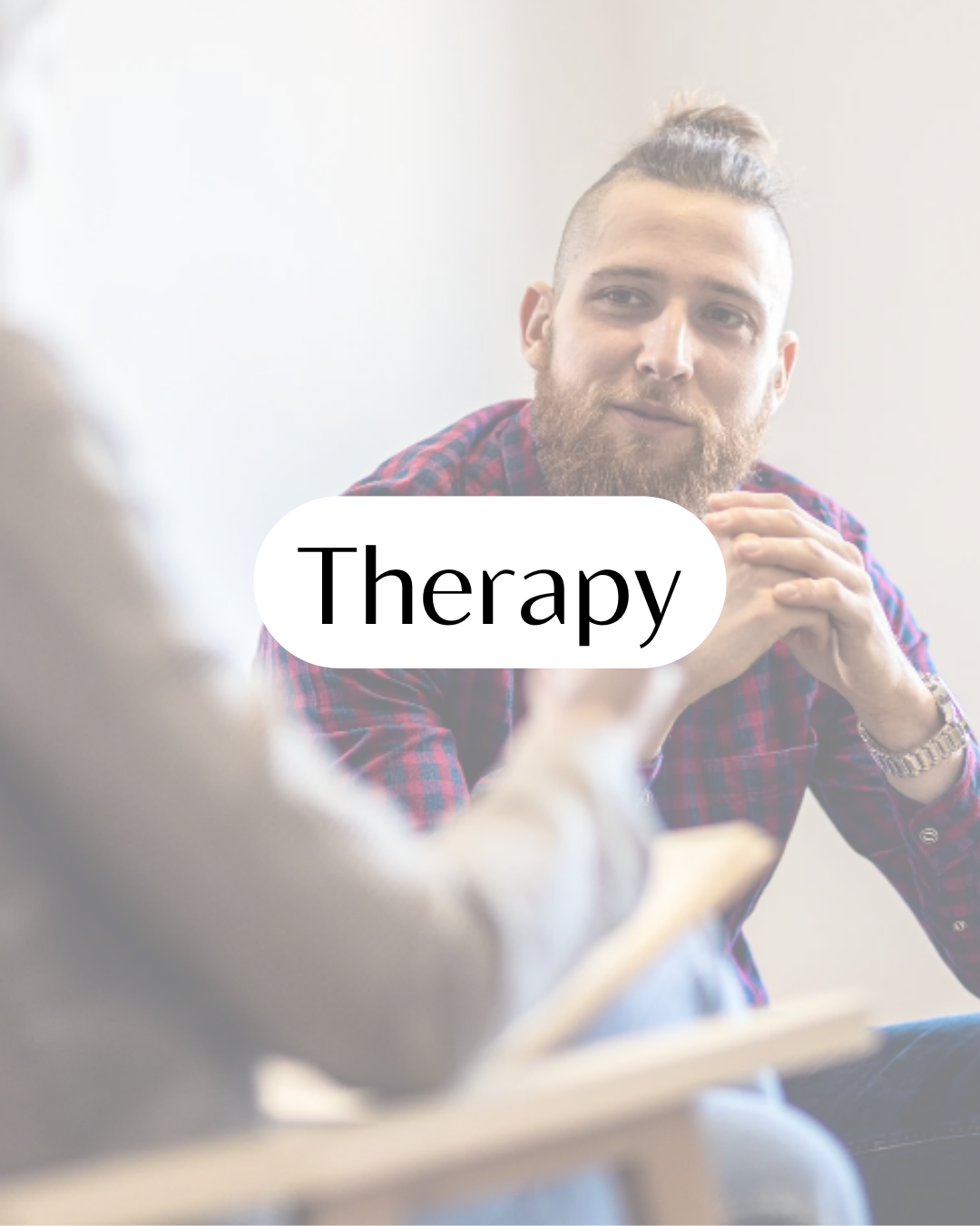 thoughtful man in therapy