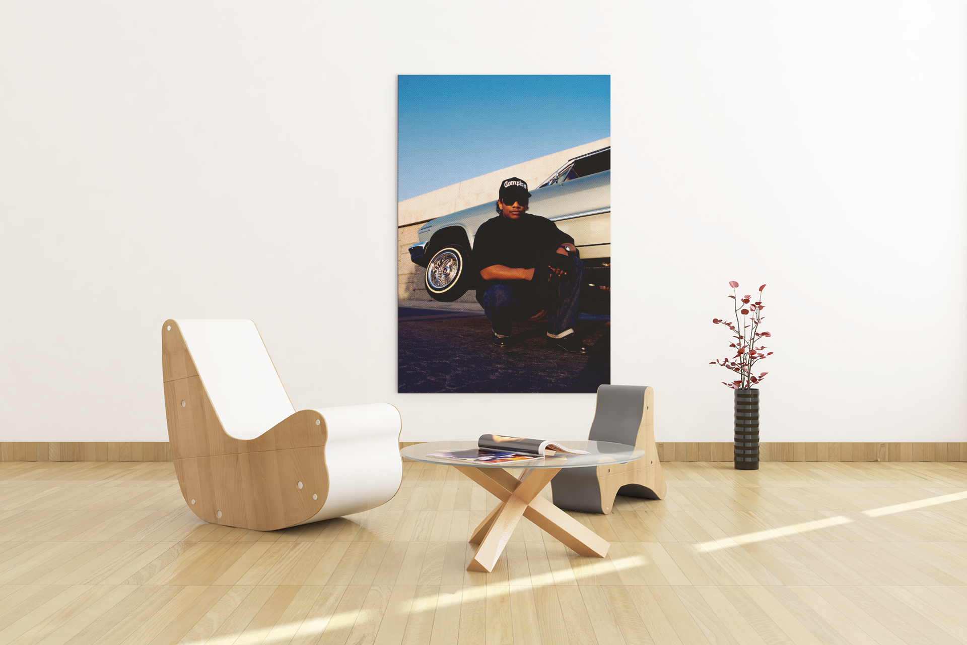 Eazy-E with Lowrider – Iconic 90s Hip-Hop Art Print by Chi Modu®️ — HIP ...