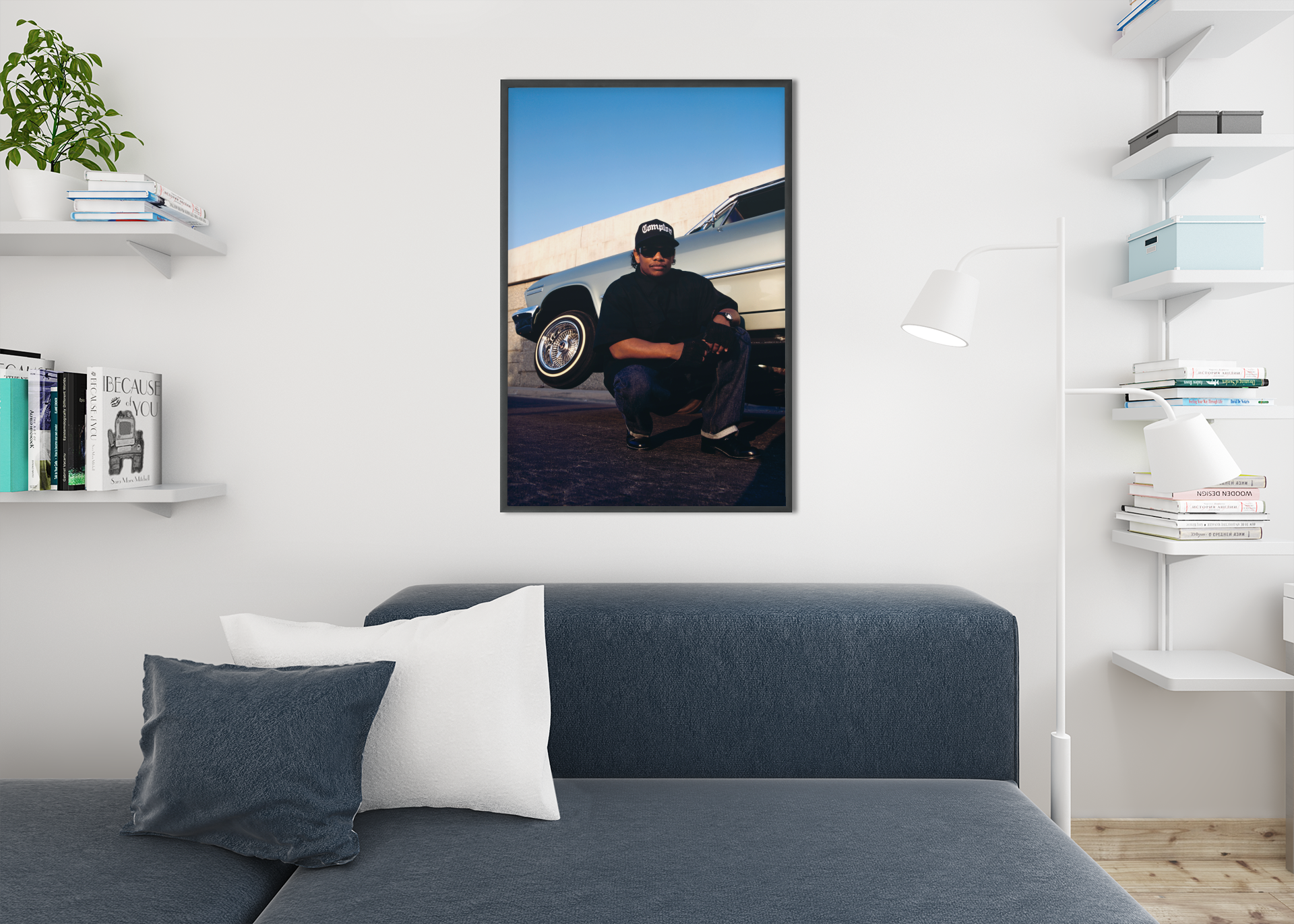 Eazy-E with Lowrider – Iconic 90s Hip-Hop Art Print by Chi Modu®️ — HIP ...