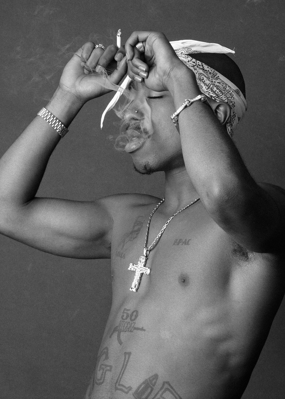 tupac cigarette case 8x10 press photo smoking wearing leather jacket Stream Tupac Shakur | Listen