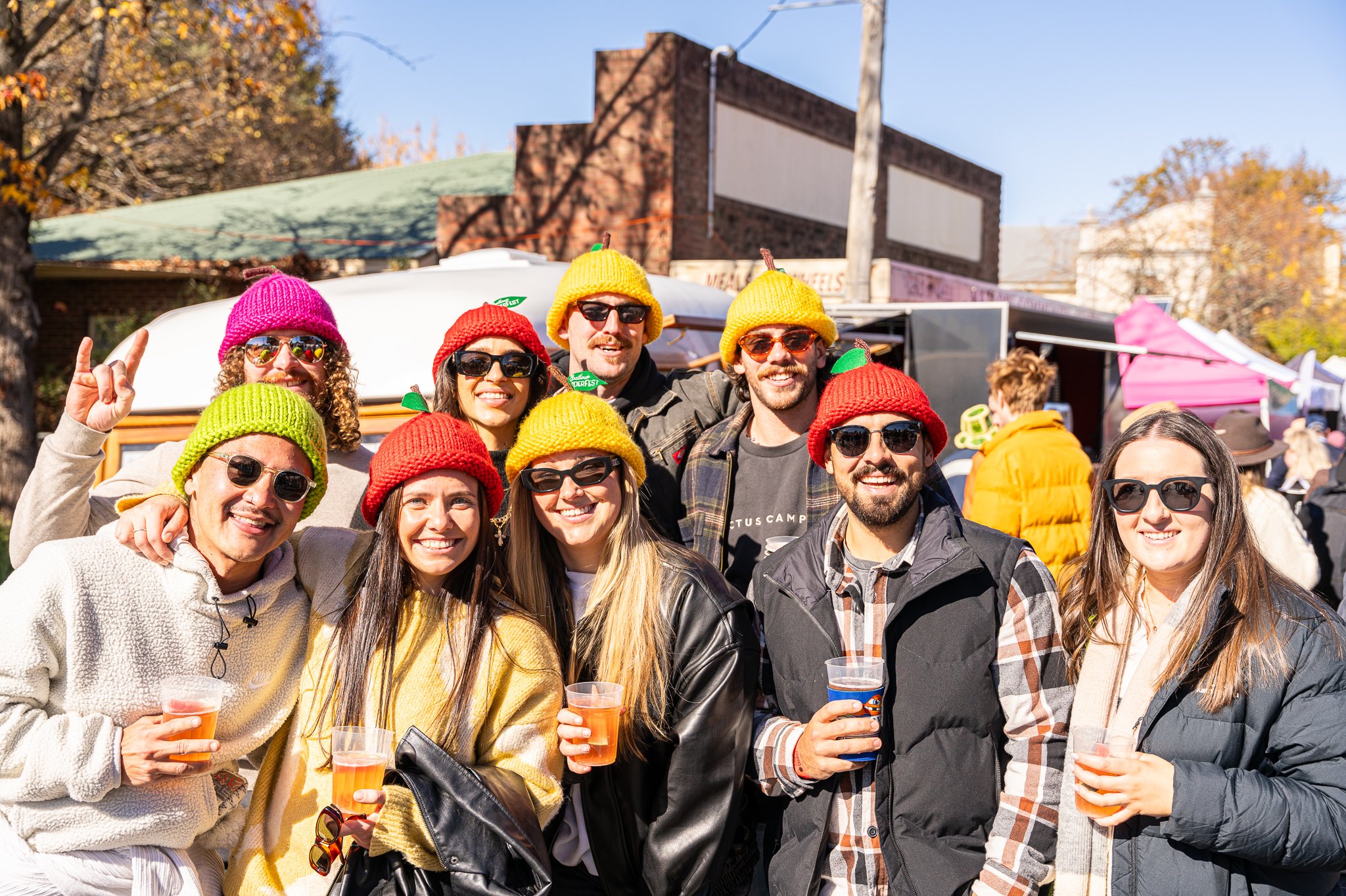 Check out these handmade apple beanies!🍏🍎🍏🍎🍏

THE MOST POPULAR ITEM at Ciderfest by far!! (apart from the cider of course)

These little babies are such a hot commodity they sell out every year.

The team work so hard 🪡🪡🪡 to get as many of th