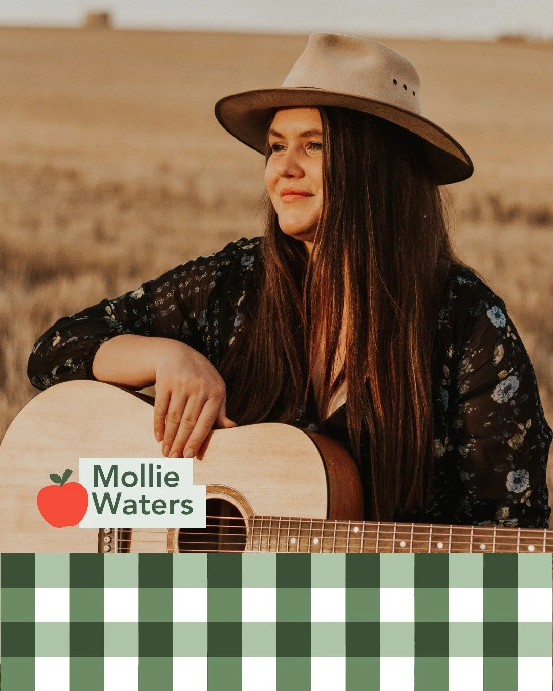 🎤 MOLLIE WATERS

🍎 From the Murray to Batlow &mdash; Mollie Waters is bringing the heart.

Honest vocals. Proper country storytelling. No fluff.

Inspired by Tyler Childers, The Chicks and Luke Combs, Mollie delivers the kind of soulful acoustic se