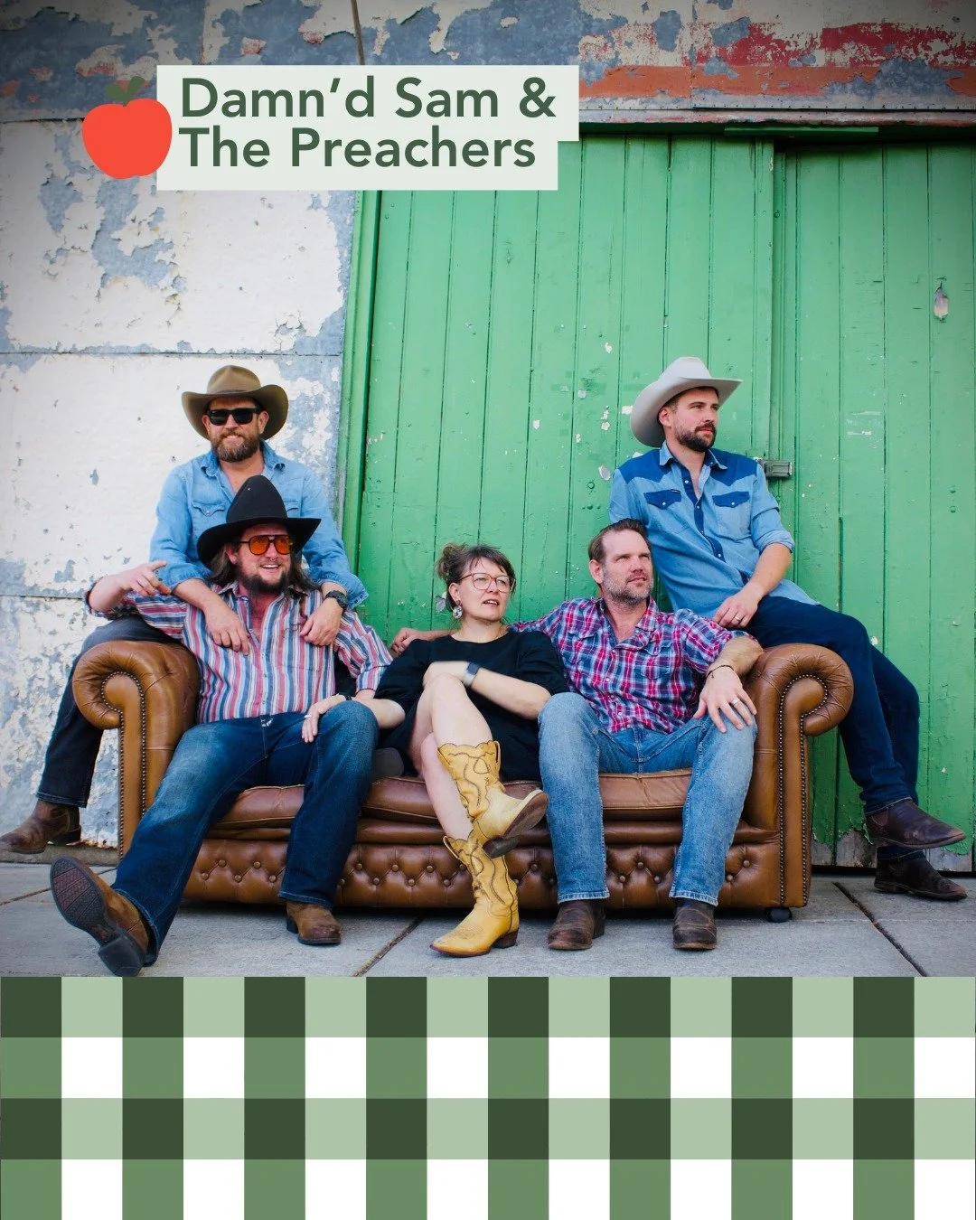 🤠 DAMN&rsquo;D SAM &amp; THE PREACHERS

🍺 Electrified country boogie, straight from the High Country.

Fiddle. Lap steel. Big sing-along choruses. Dusty boots energy.

@damnd.sam.and.the.preachers bring heartache, humour and full festival vibes as 
