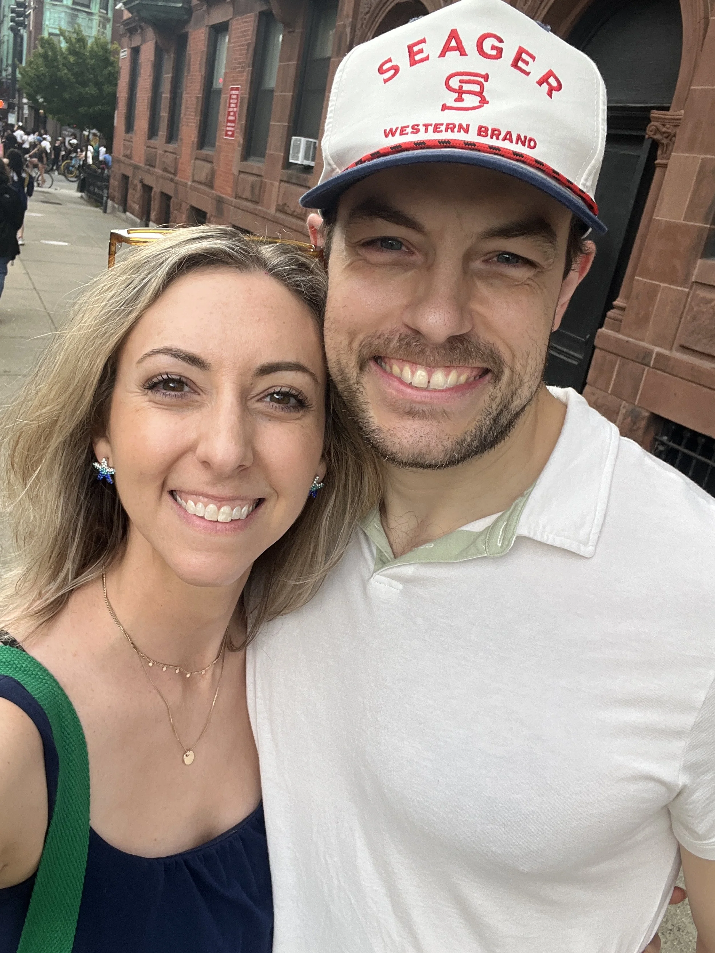 Exploring Boston with my spouse