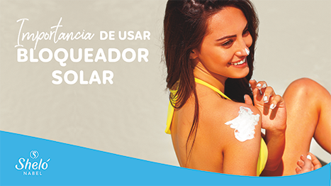 Importancia de usar bloqueador solar