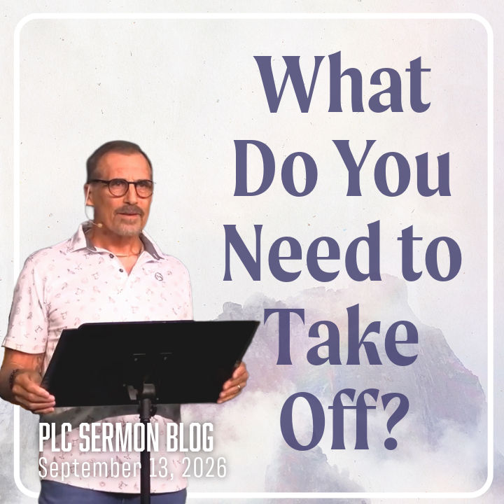 Wardrobe Change (sermon Blog)