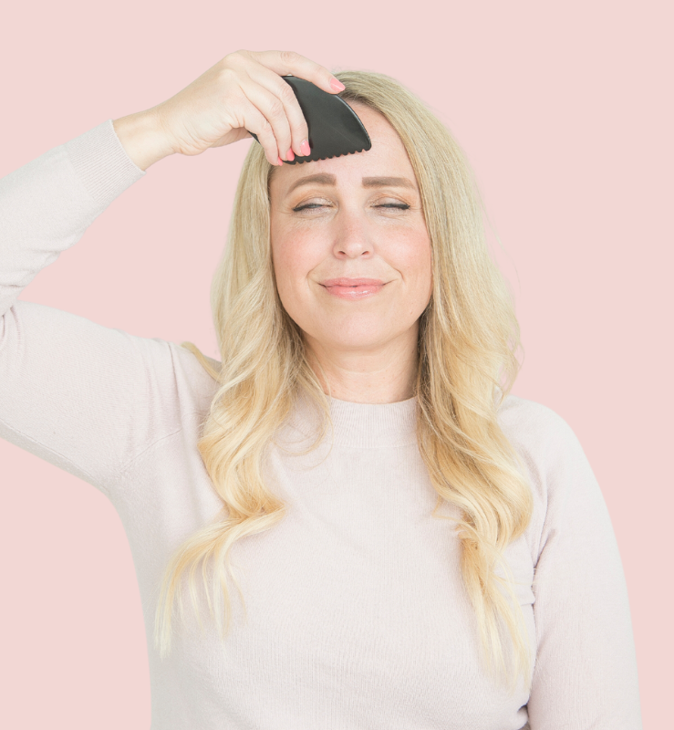 Gua sha-massage af ansigtet med Susanne Dyhr