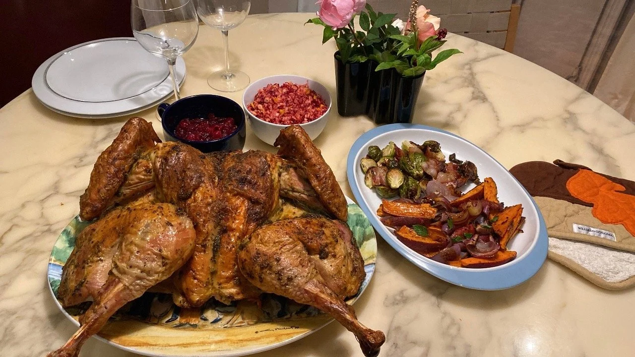 A fridge bursting with leftovers - who could ask for anything more!