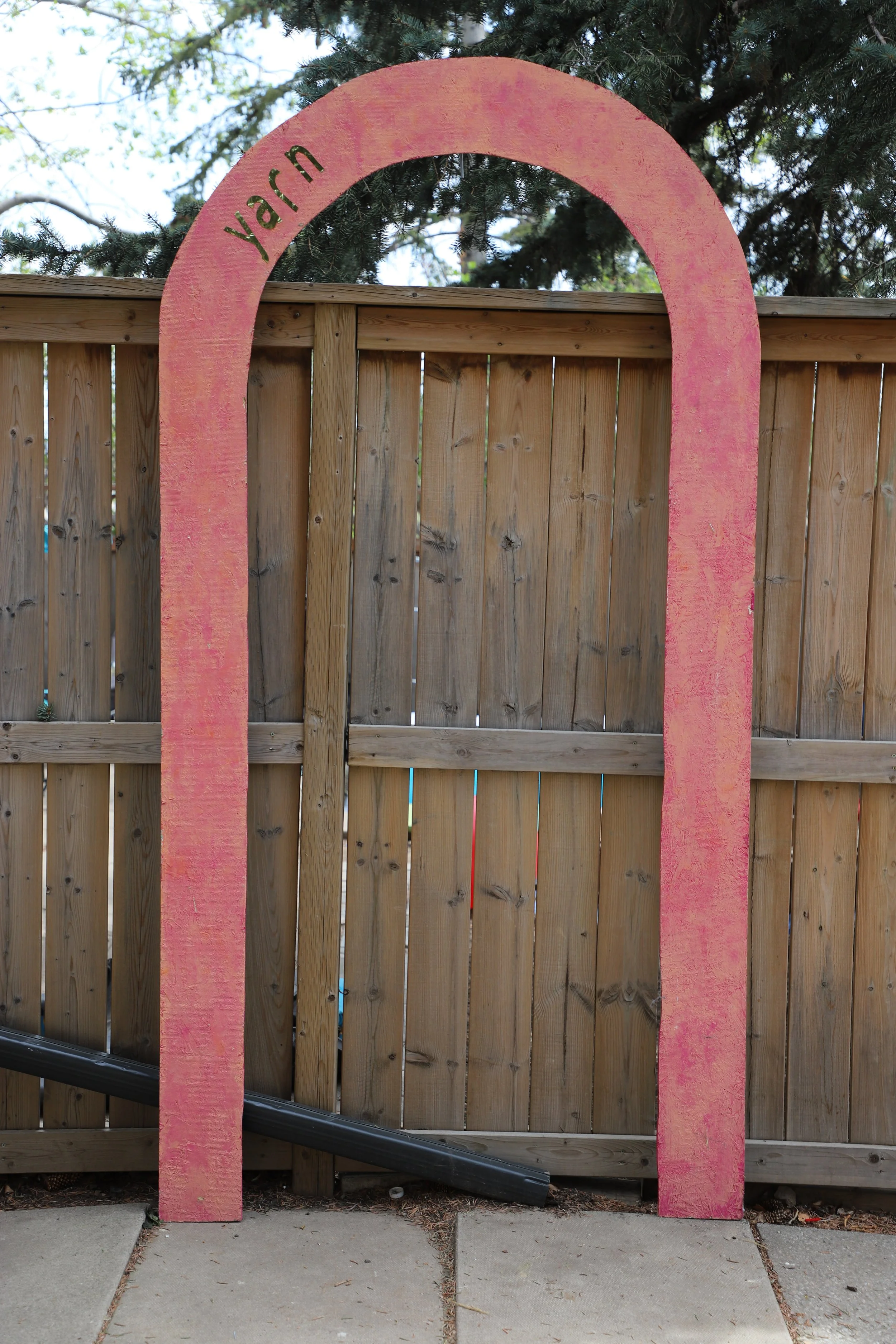 7ft Wooden U-Shaped Arch Rental | Event Backdrop CalgaryGracehills events balloon party backdrop.JPG