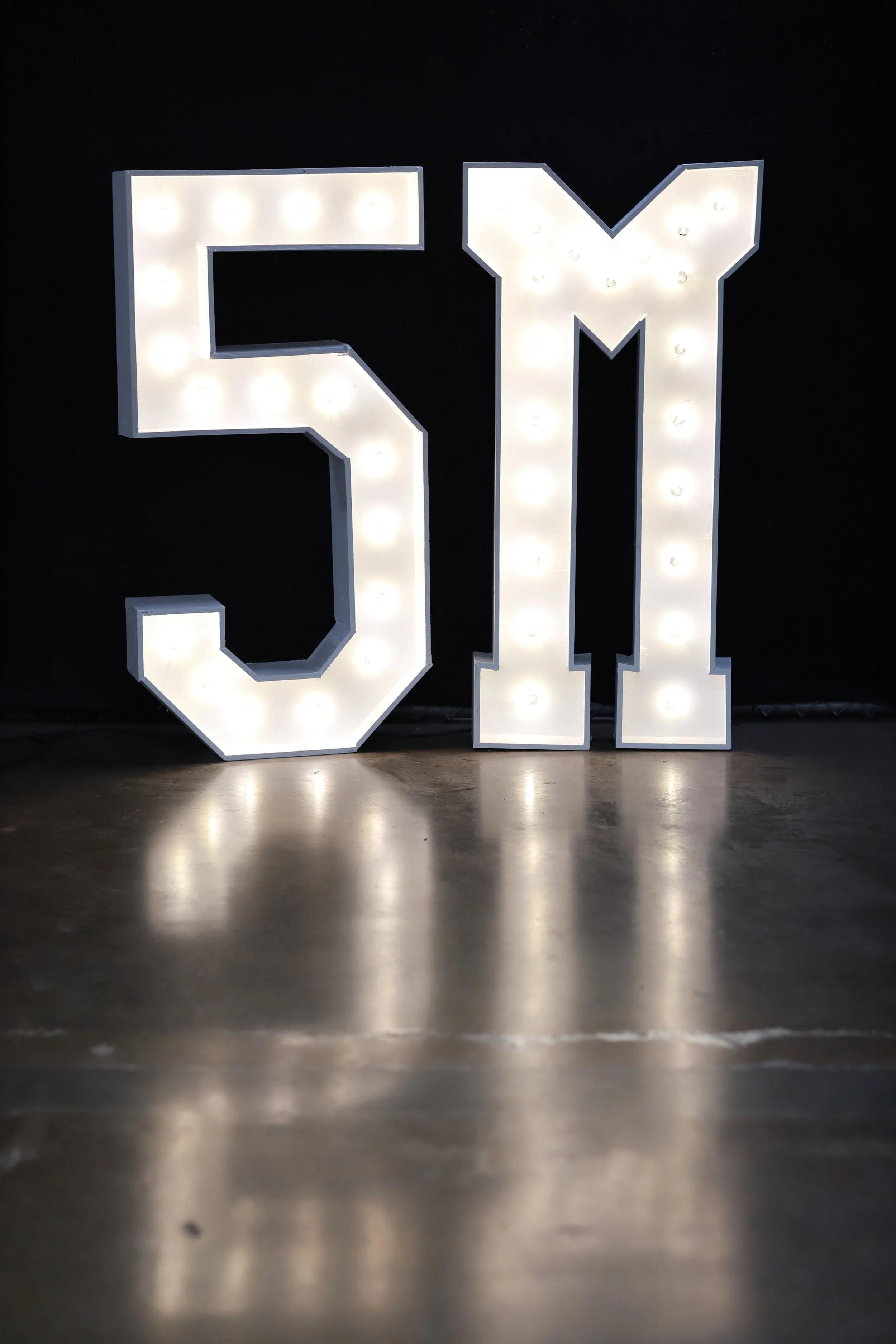 5M. Marquee Numbers and Letters for Rent. Calgary, Airdrie, chestermere, Gracehills Events Balloons and lush rentals corporate and Private Events..JPG