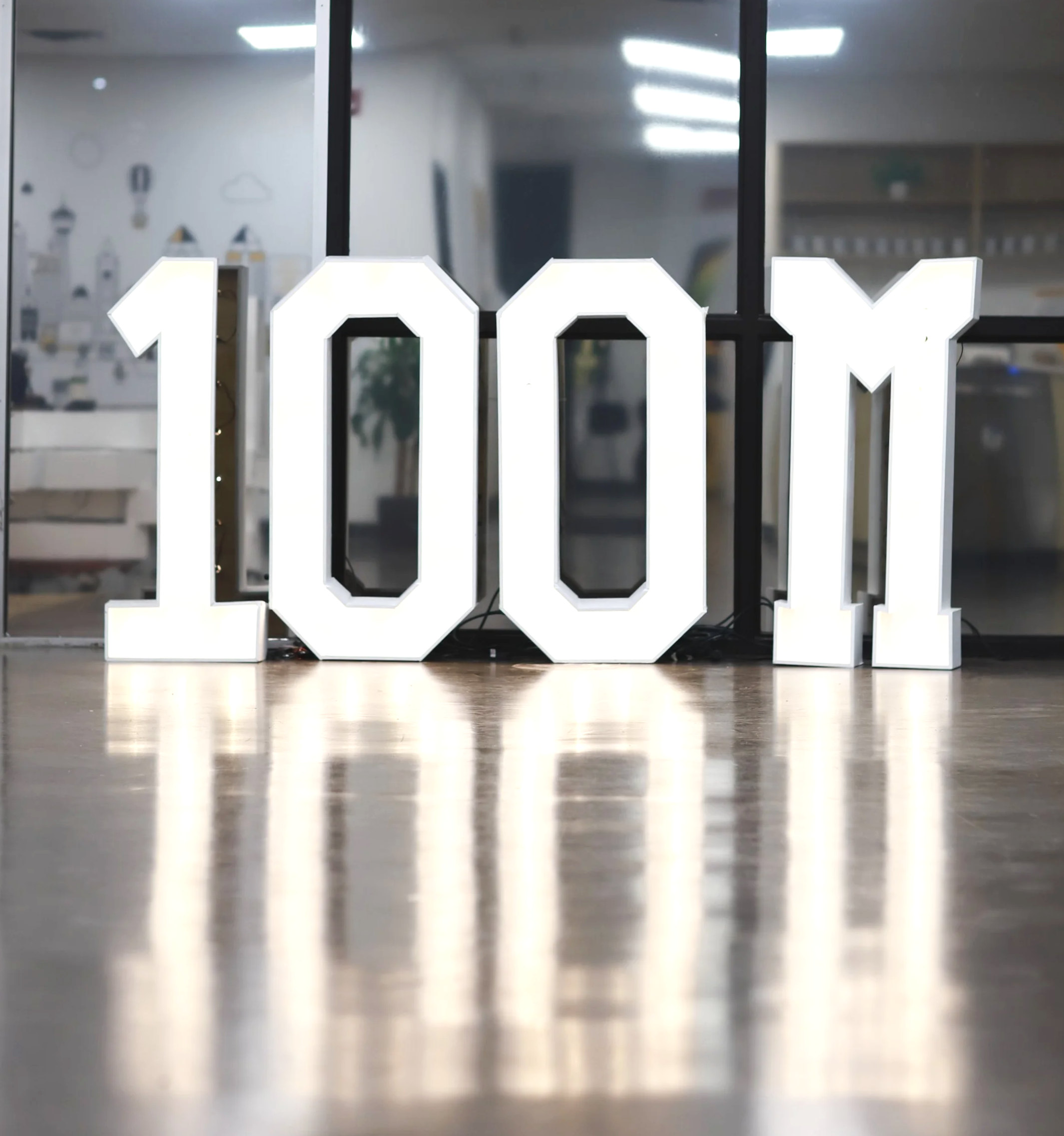 4ft Light Up Marquee Numbers Rental | Calgary, Airdrie &amp; Okotoks Events