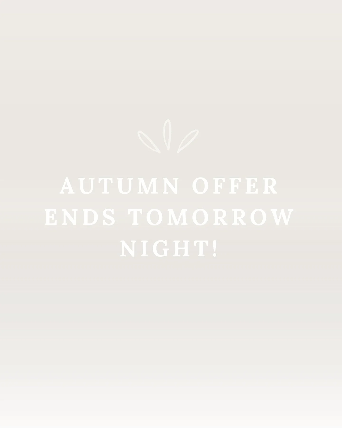 🍂 Autumn Offer Ends Tomorrow Night!
There’s still time to join our yoga community and enjoy 25% off your all-inclusive memberships. 
Unlimited classes, deep practices, and a place to recharge ~ all waiting for you. 🧘🏻
✨ Sign up before midn
