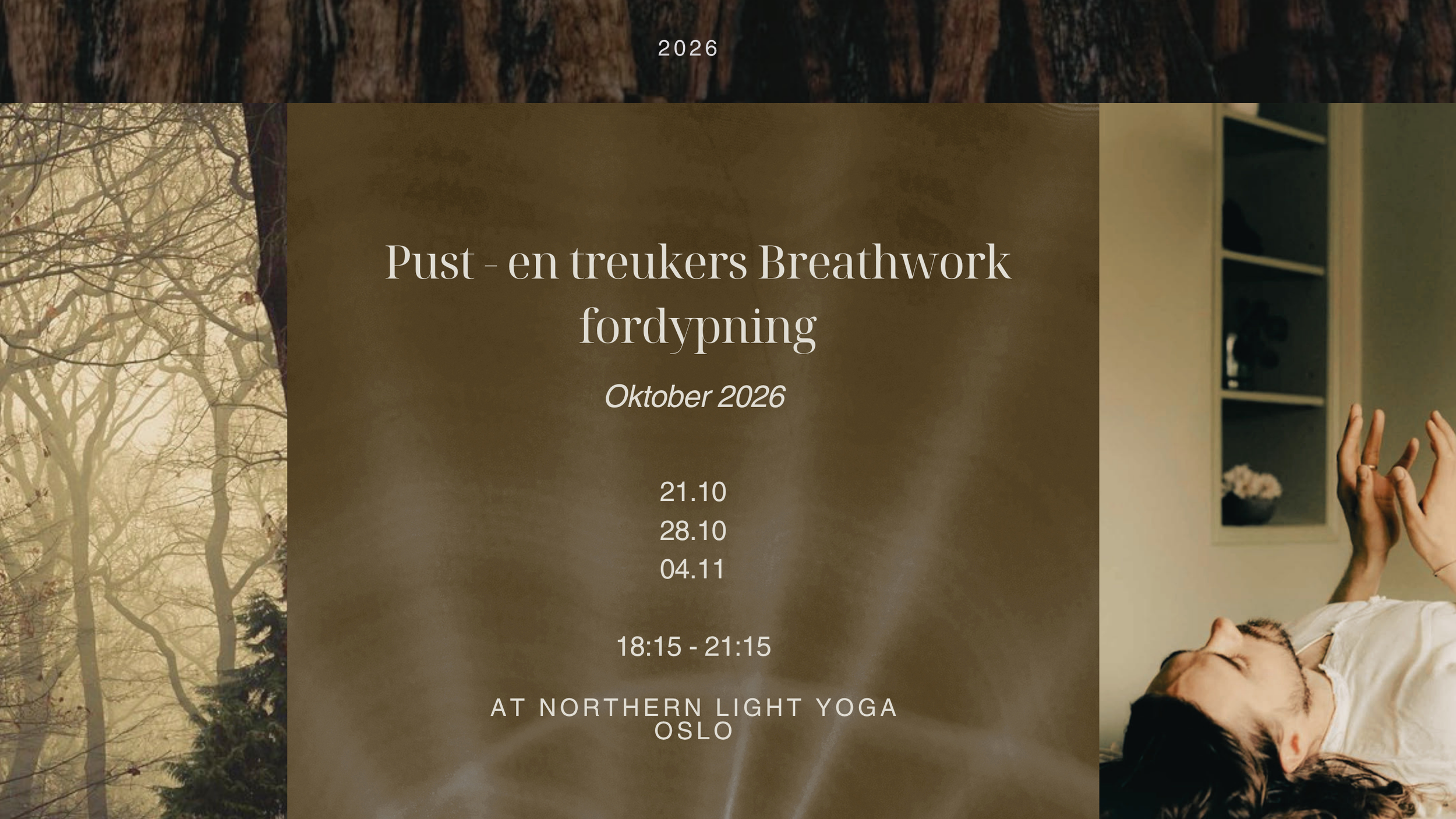 Pust - en treukers Breathwork fordypning | Oktober 2026
