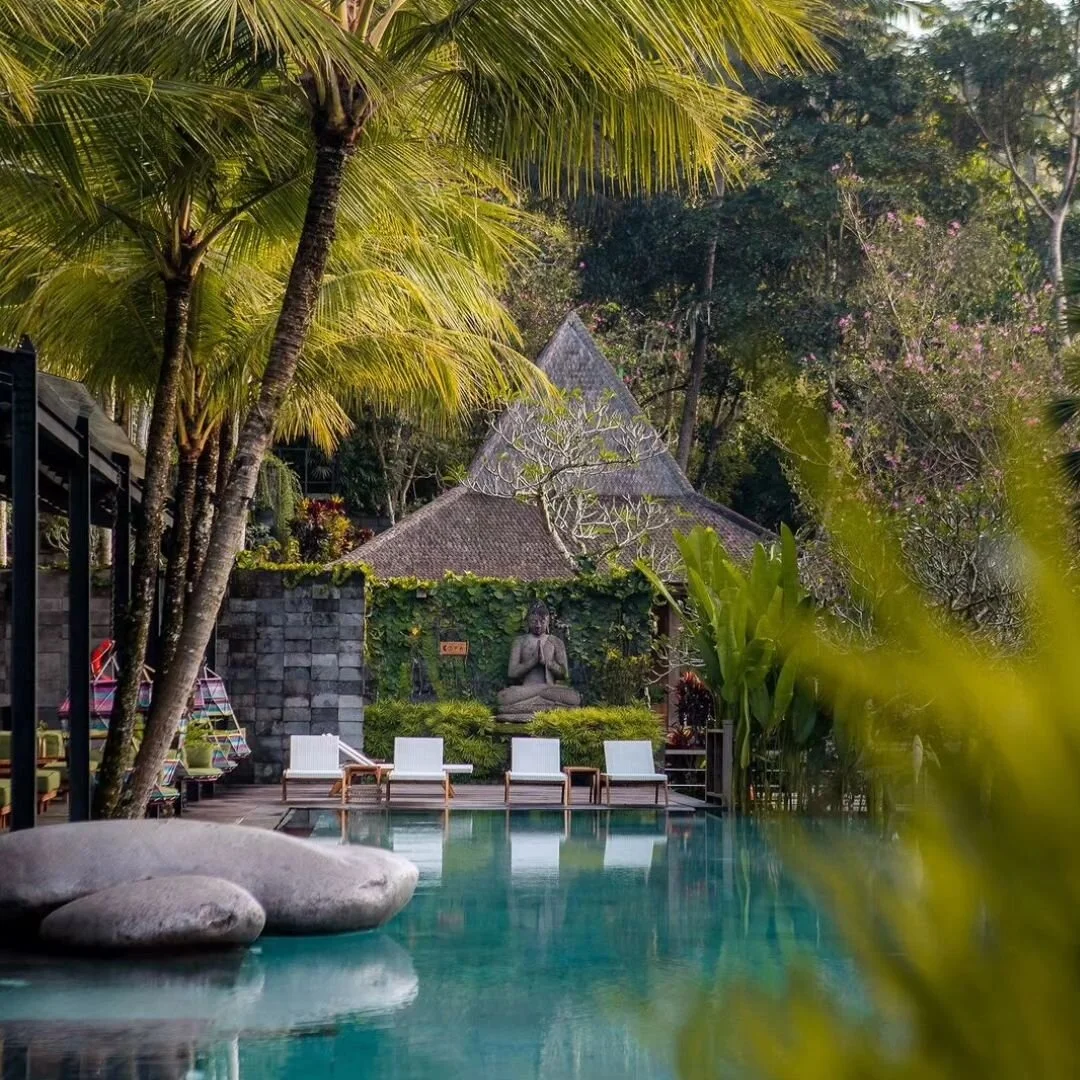 We love fall but sometimes there&rsquo;s nothing quite like an escape to the #tropics. So if you&rsquo;re ever in #bali then the @junglefishbali poolside restaurant and bar is the perfect place to spend the day enjoying delicious dishes and sipping c