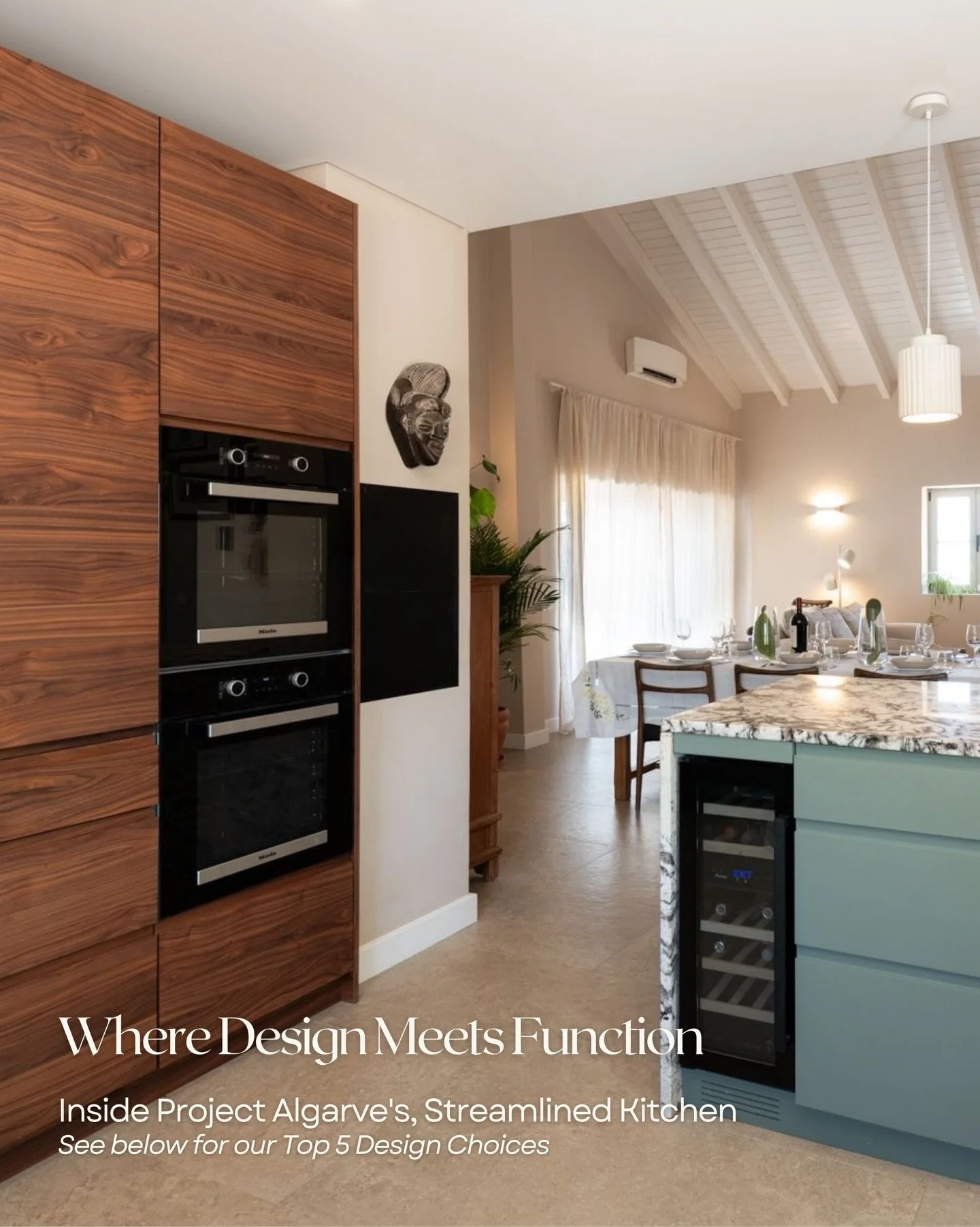 Our Top 5 Design Choices to Streamline Project Algarve&rsquo;s Kitchen ✨

Thoughtfully designed to balance style and function, every detail was considered to make everyday living effortless while creating a space that feels warm, open, and ready to h