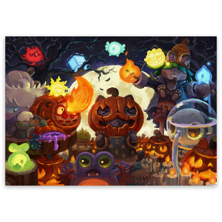 Scary Pumpkin Poster