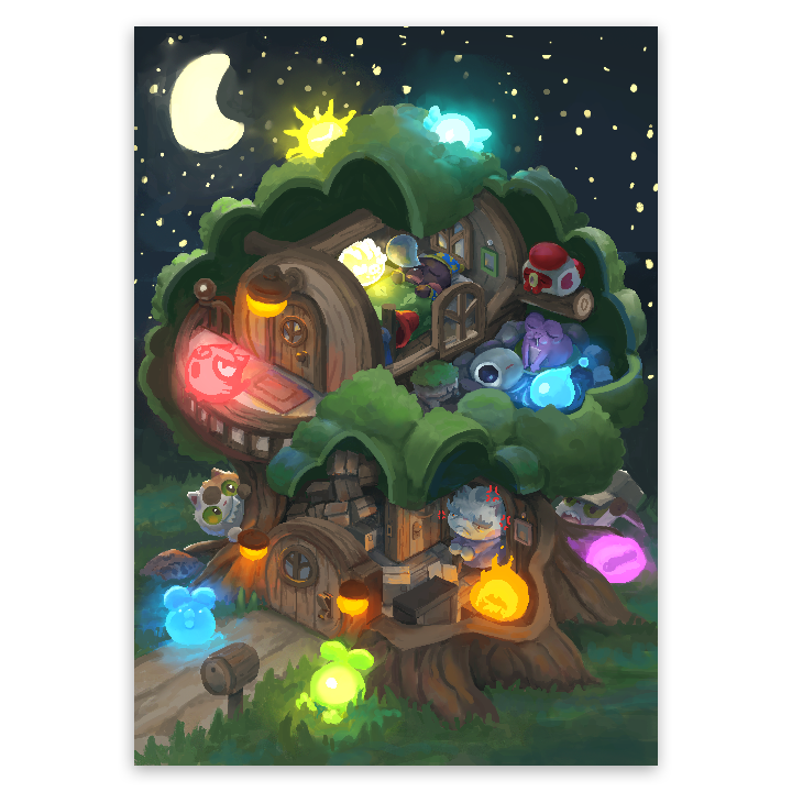 Maogic Treehouse Poster