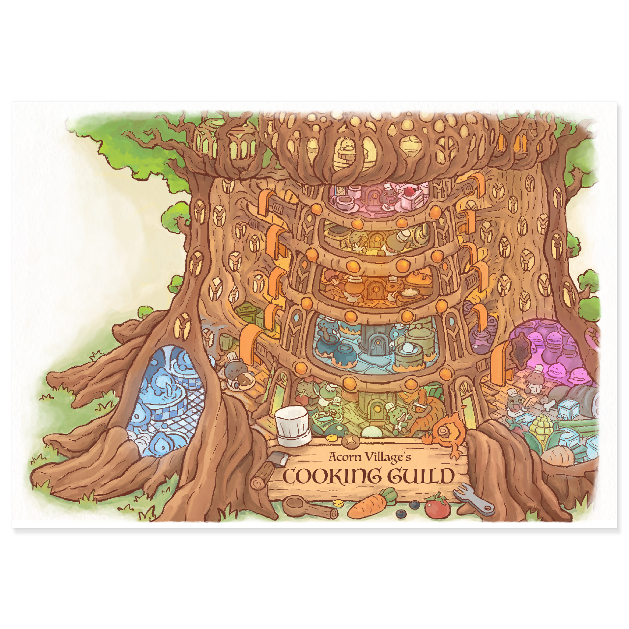 Cooking Guild (Cutaway) Small Print