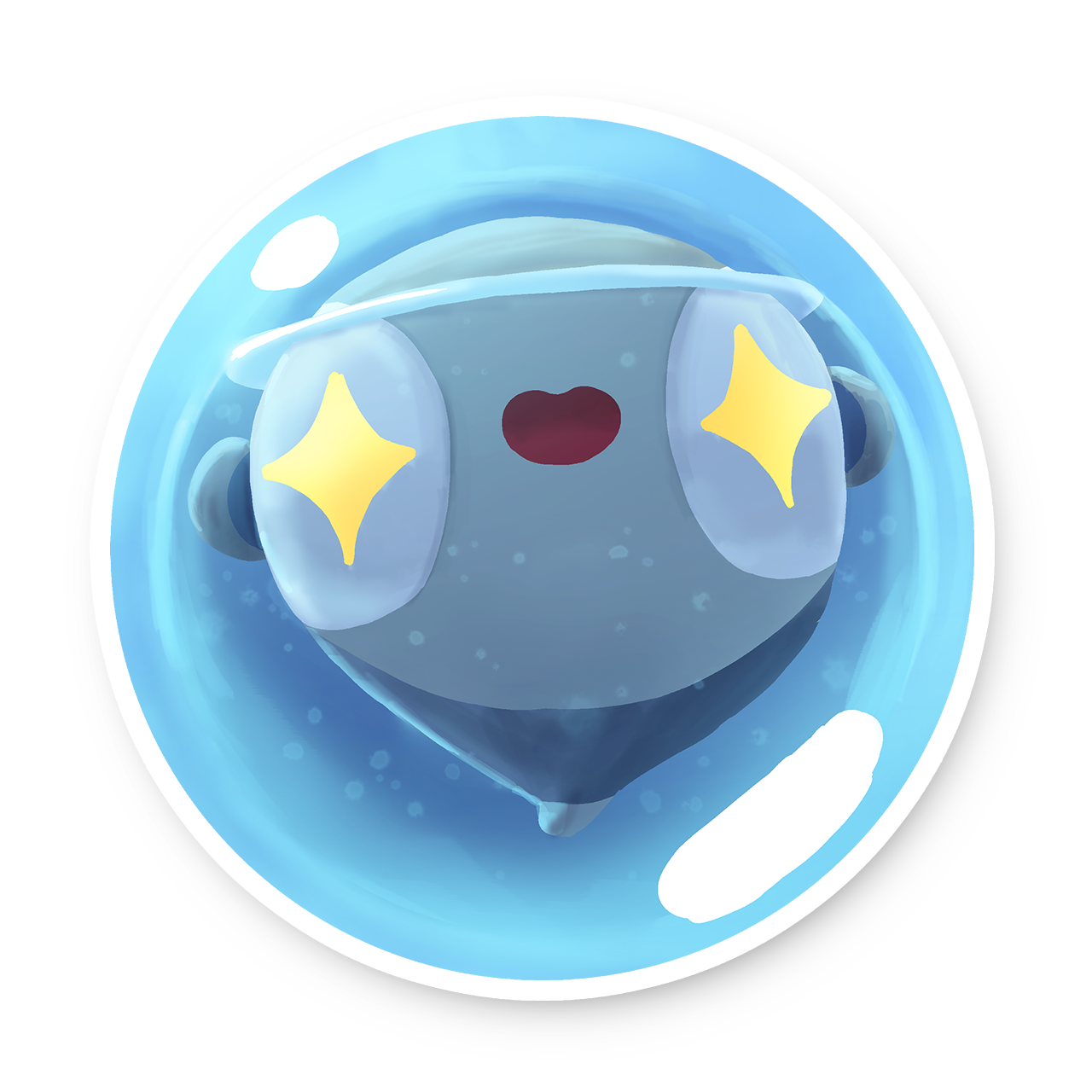 Painted Fish Sticker
