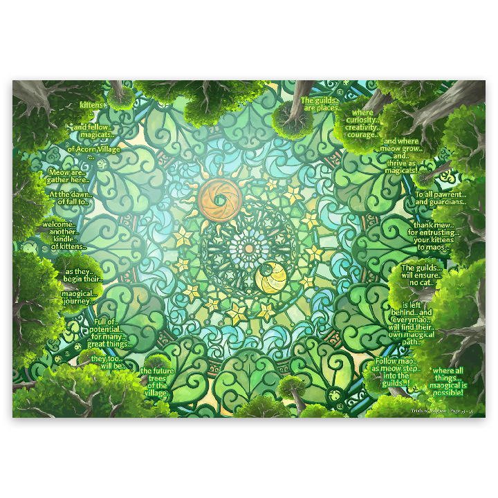Stain Glass Dome Poster