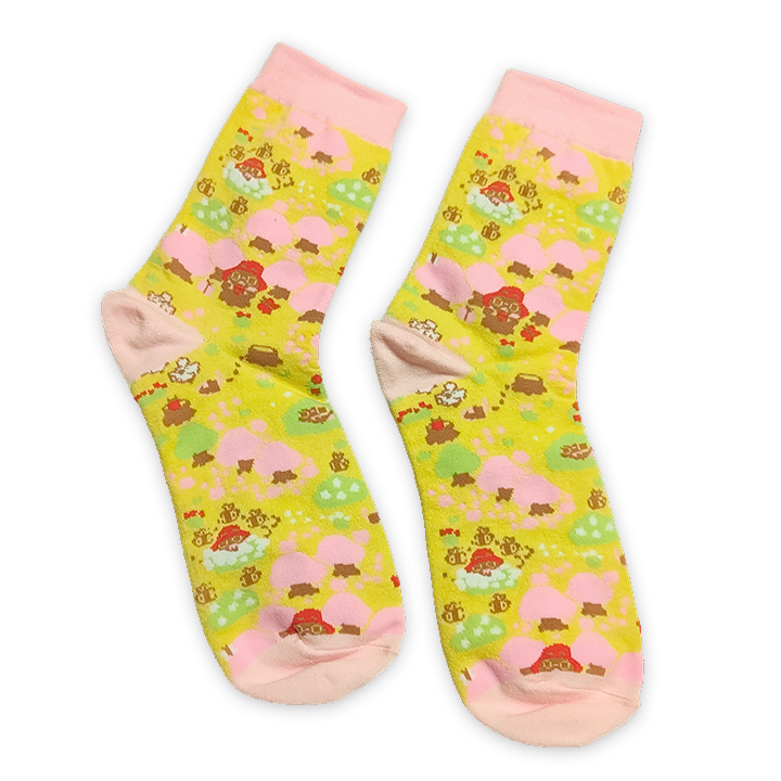 Spring Magicat Socks