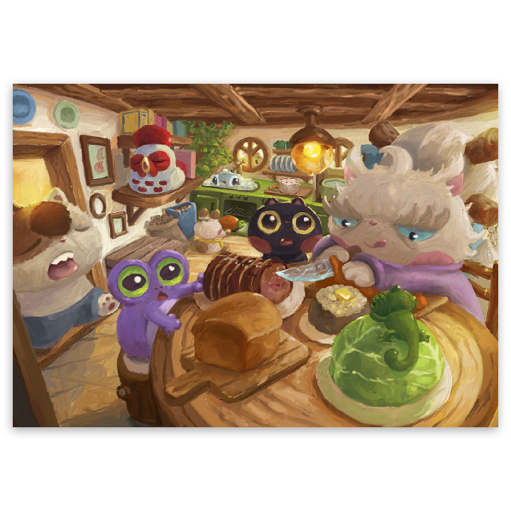 Grandmao's Kitchen Poster