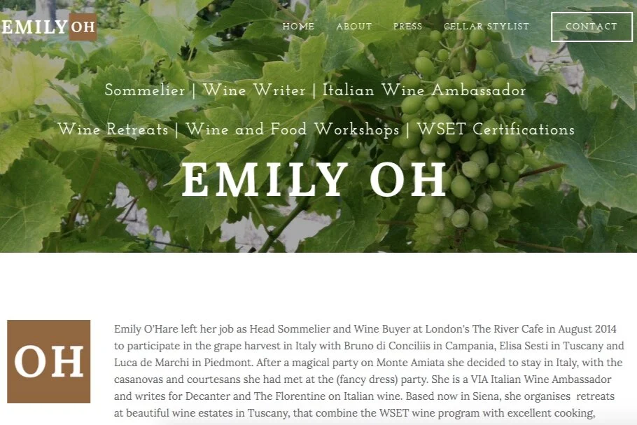 EMILY OH Wine - Sommelier