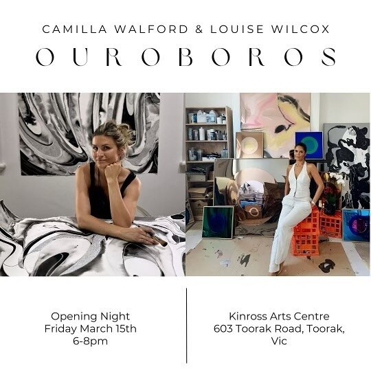 One week to go until my show with @louisewilcoxstudio at @kinross_arts_centre . Opening night is Friday 15 March 6-8pm and the gallery will be sharing until 2 April with artworks being available online from then on. All are welcome to join us in kick