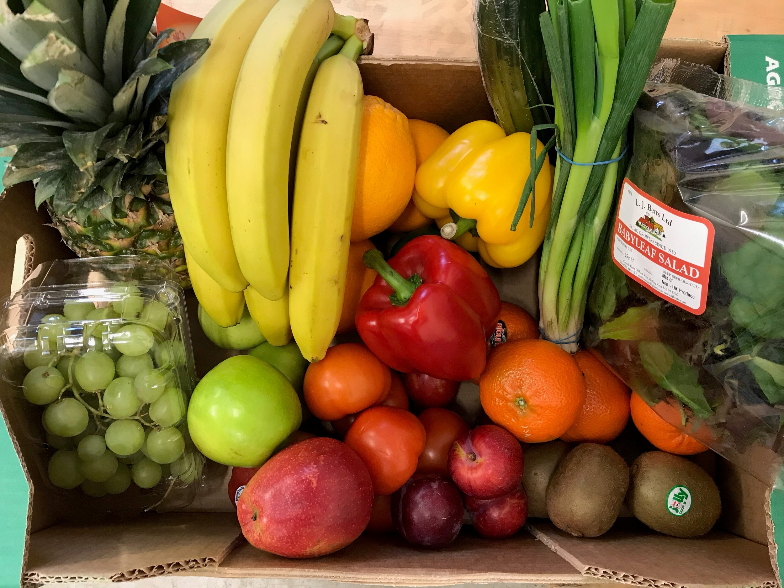 Fruit and Salad Box Weekly Subscription — Cramlington Veg Box Co.